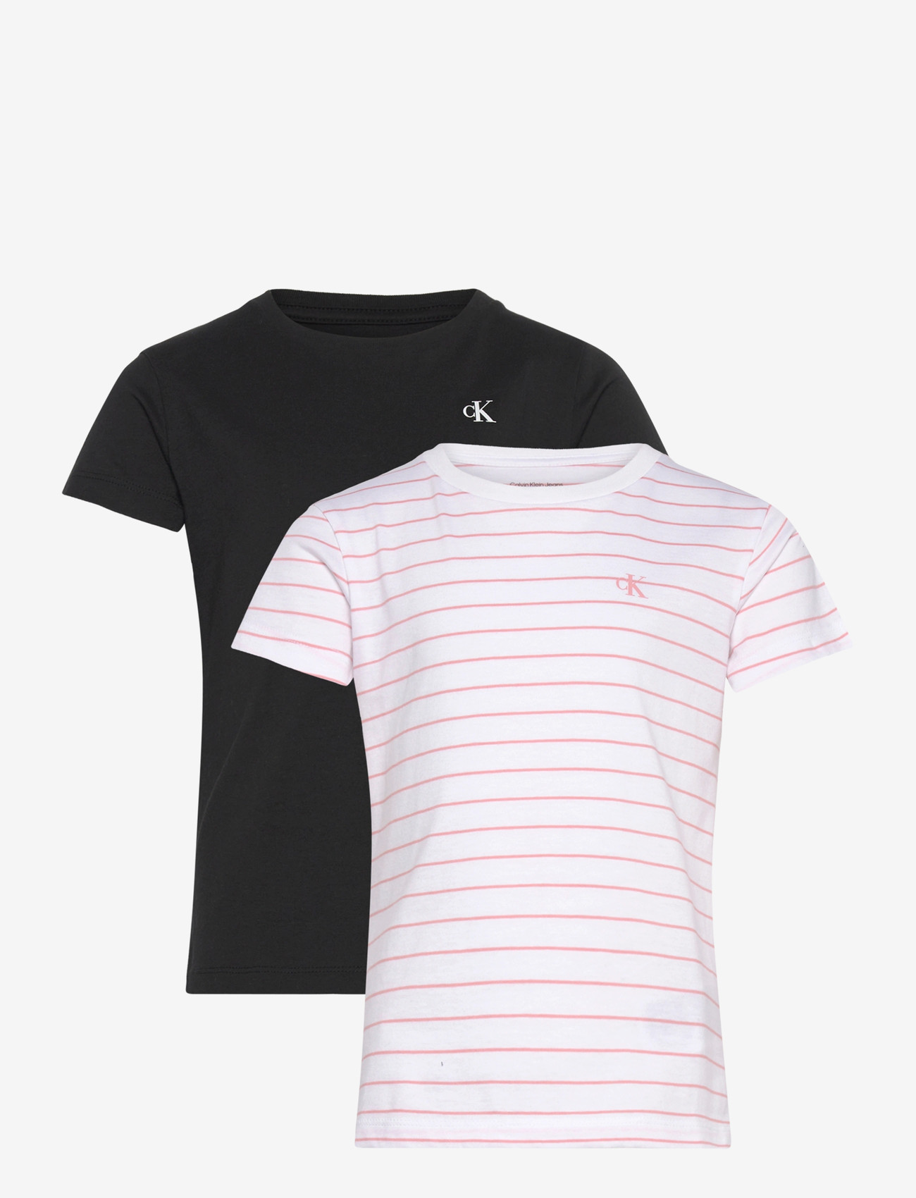 Calvin Klein - CK 2PK TEE - sæt med kortærmet t-shirt - white 11-0601 tcx - 1