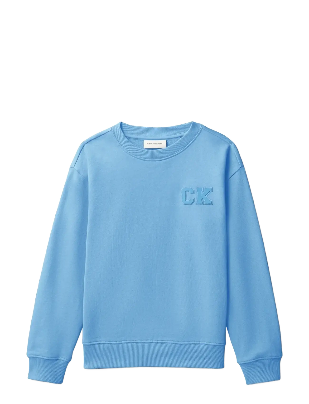 Calvin Klein RELAXED CREWNECK - Kläder - PROVENCE 16-4032 TCX / blue
