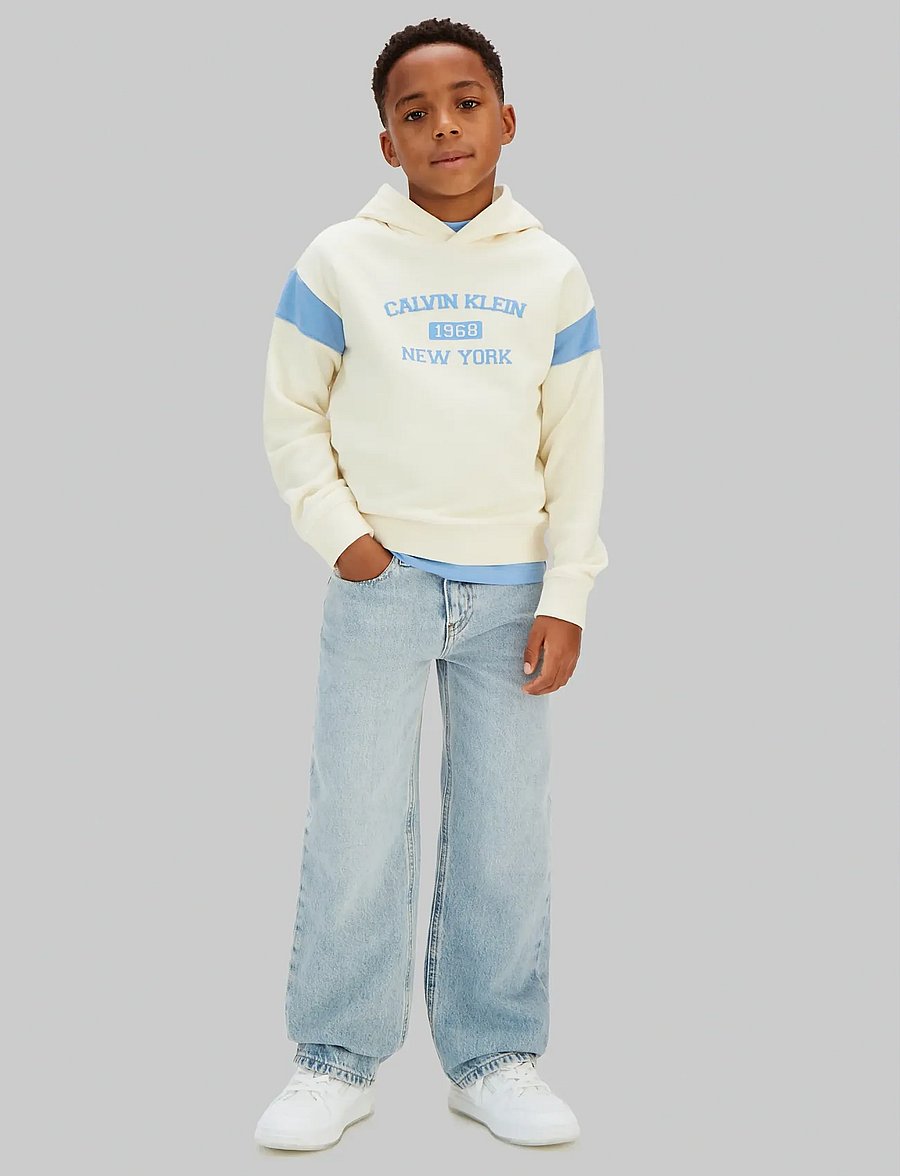 Calvin Klein - RELAXED HOODIE - kapuzenpullover - vanilla ice 11-0104 tcx - 2