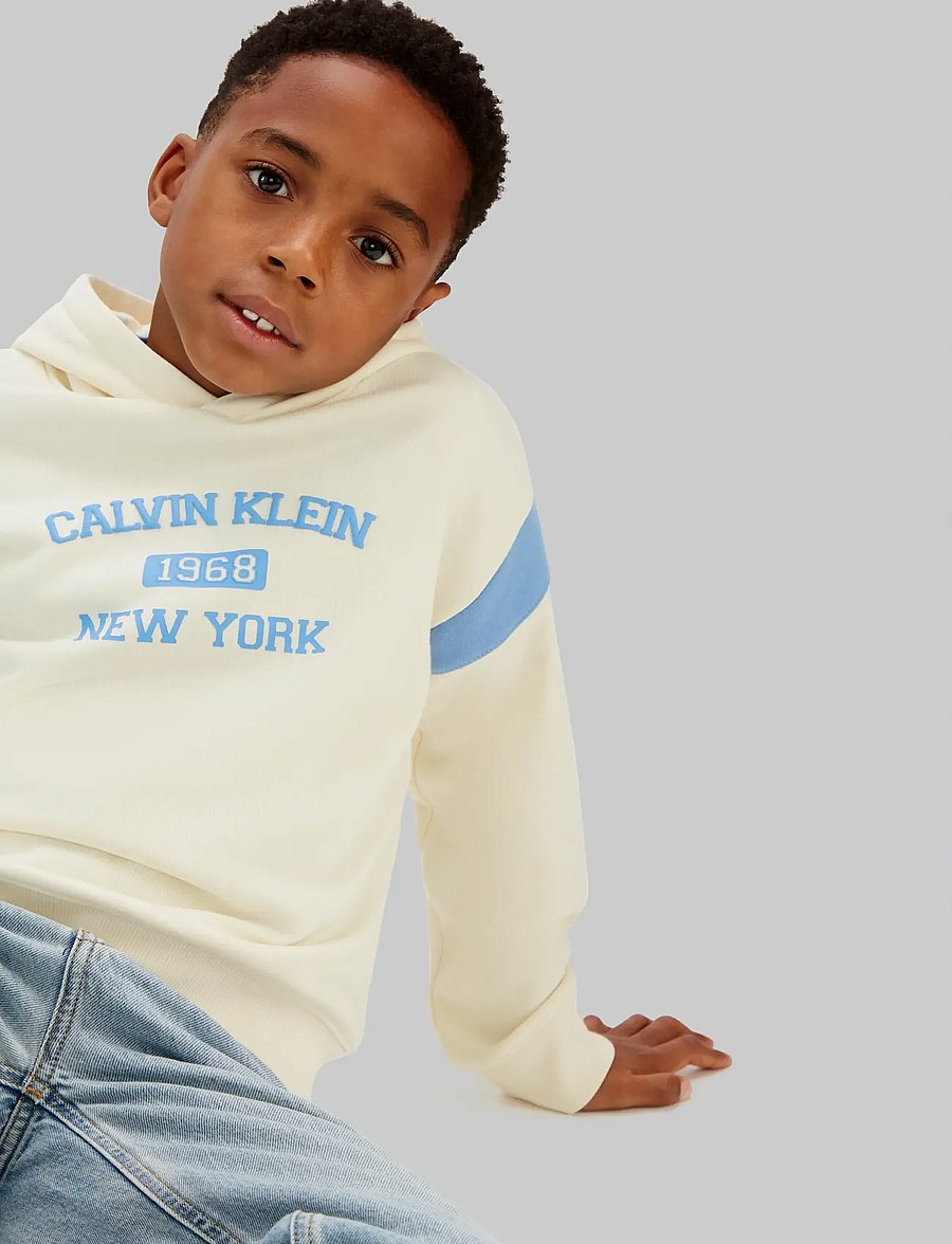 Calvin Klein - RELAXED HOODIE - kapuzenpullover - vanilla ice 11-0104 tcx - 4