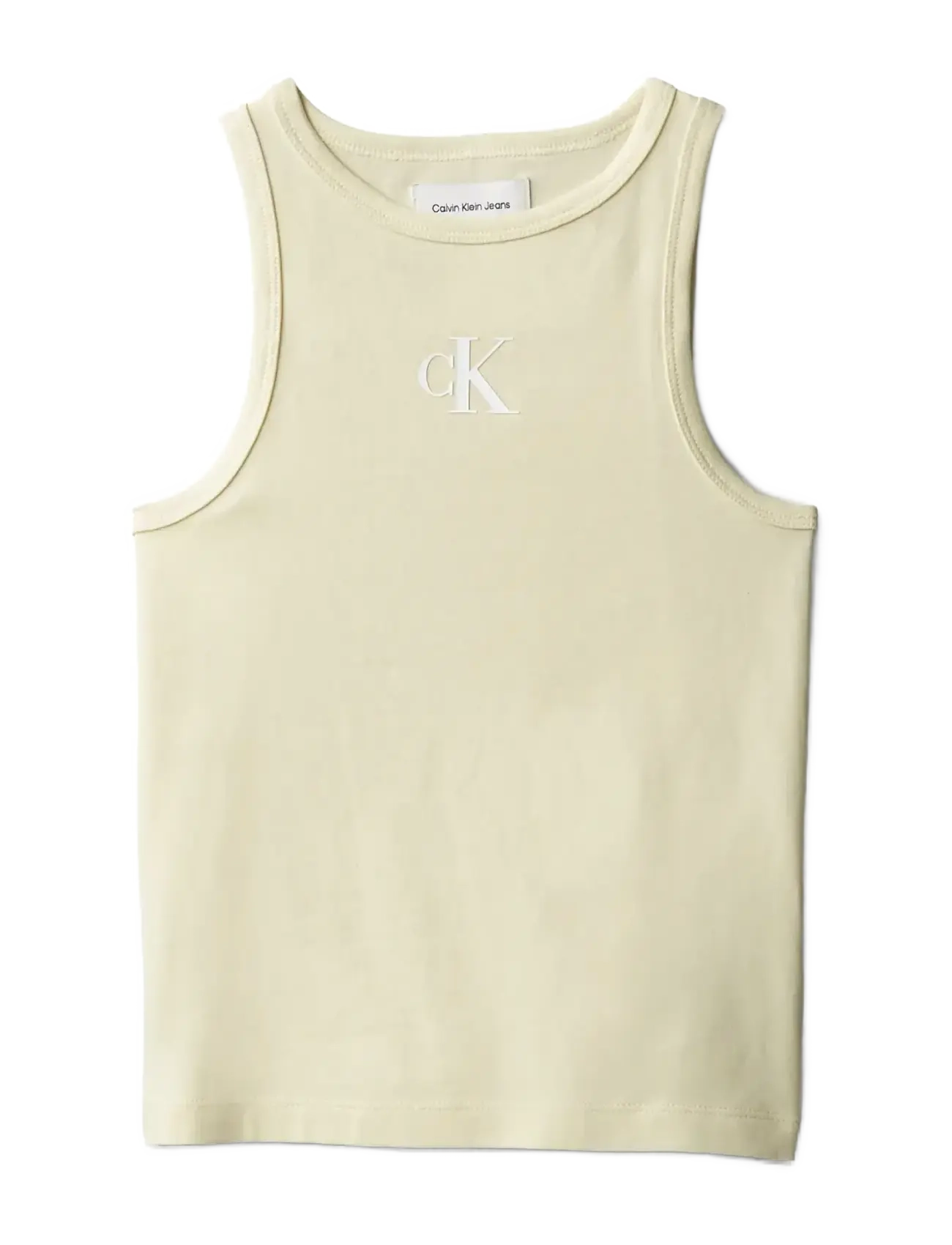 Calvin Klein - CK LOGO TANK TOP - Ærmeløs undertrøje - french vanilla 12-0722 tcx - 1