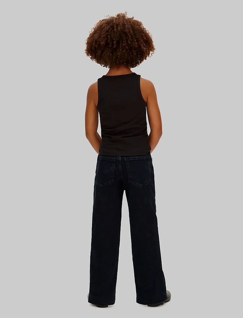 Calvin Klein - CK LOGO TANK TOP - linnen - pvh black - 3