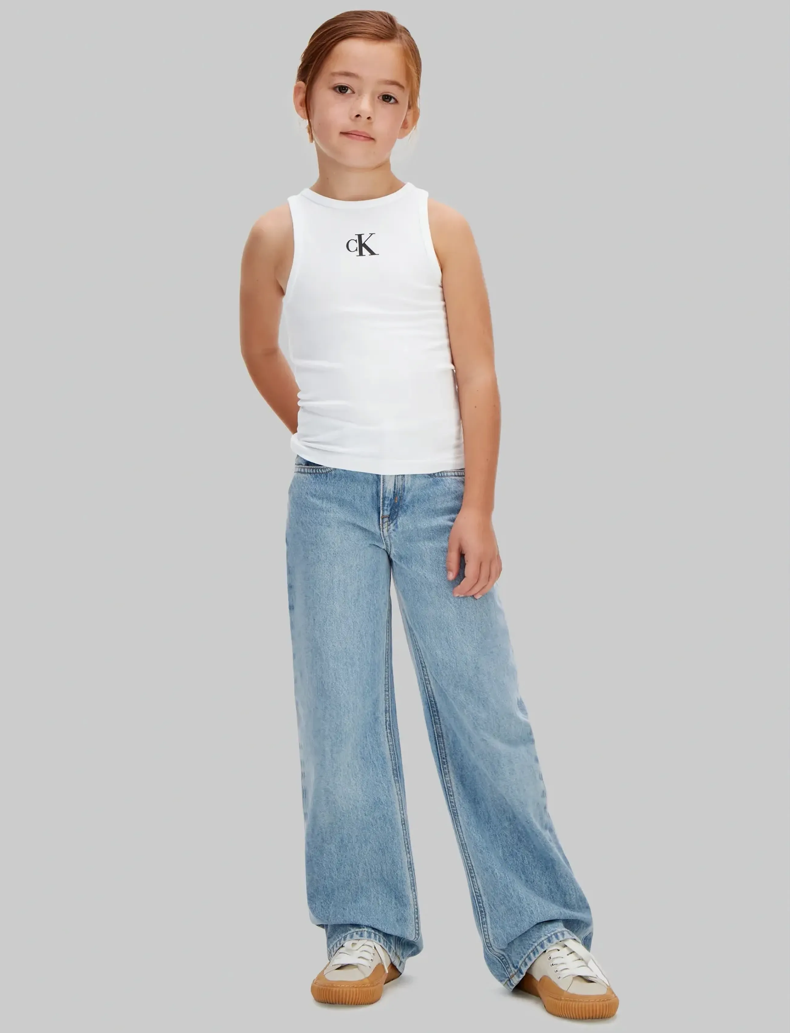 Calvin Klein - CK LOGO TANK TOP - Ærmeløs undertrøje - white 11-0601 tcx - 2