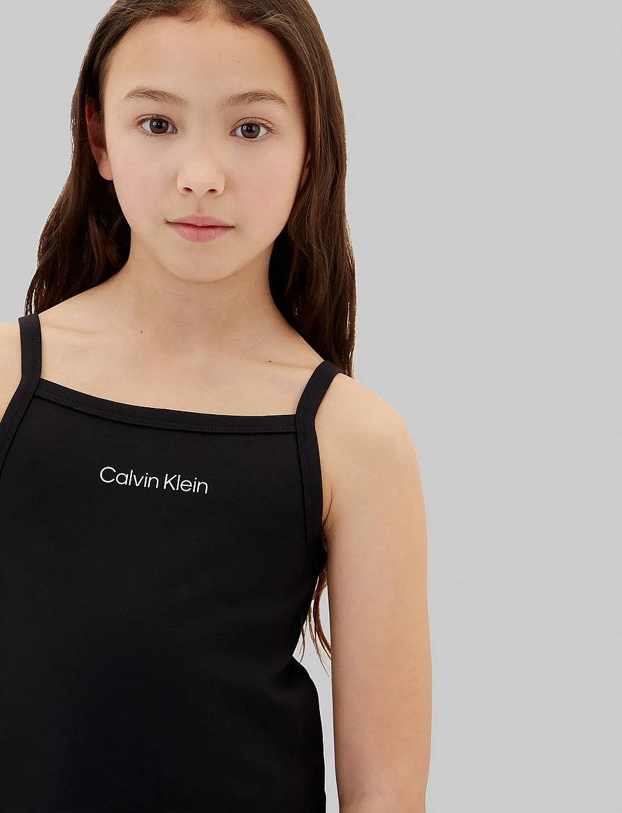 Calvin Klein - PUNTO STRAP TOP - Ærmeløs undertrøje - ck black - 3