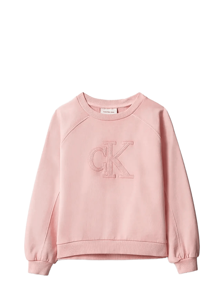 Calvin Klein - CK LOGO SWEATSHIRT - sweatshirts - quartz pink 14-1714 tcx - 1