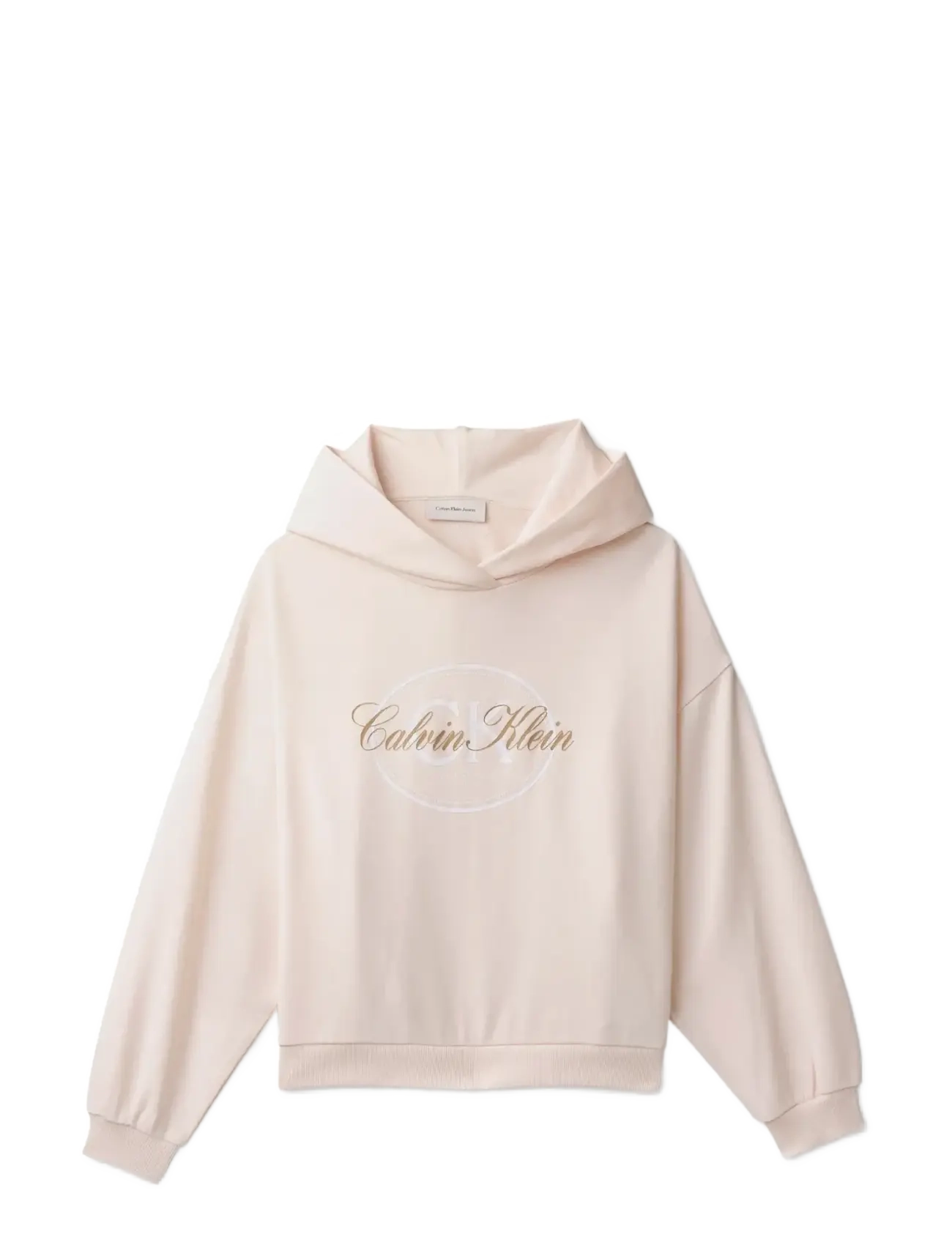 Calvin Klein CK HOODED SWEATSHIRT - Överdelar - PEARL 12-1304 TCX / pink/rose