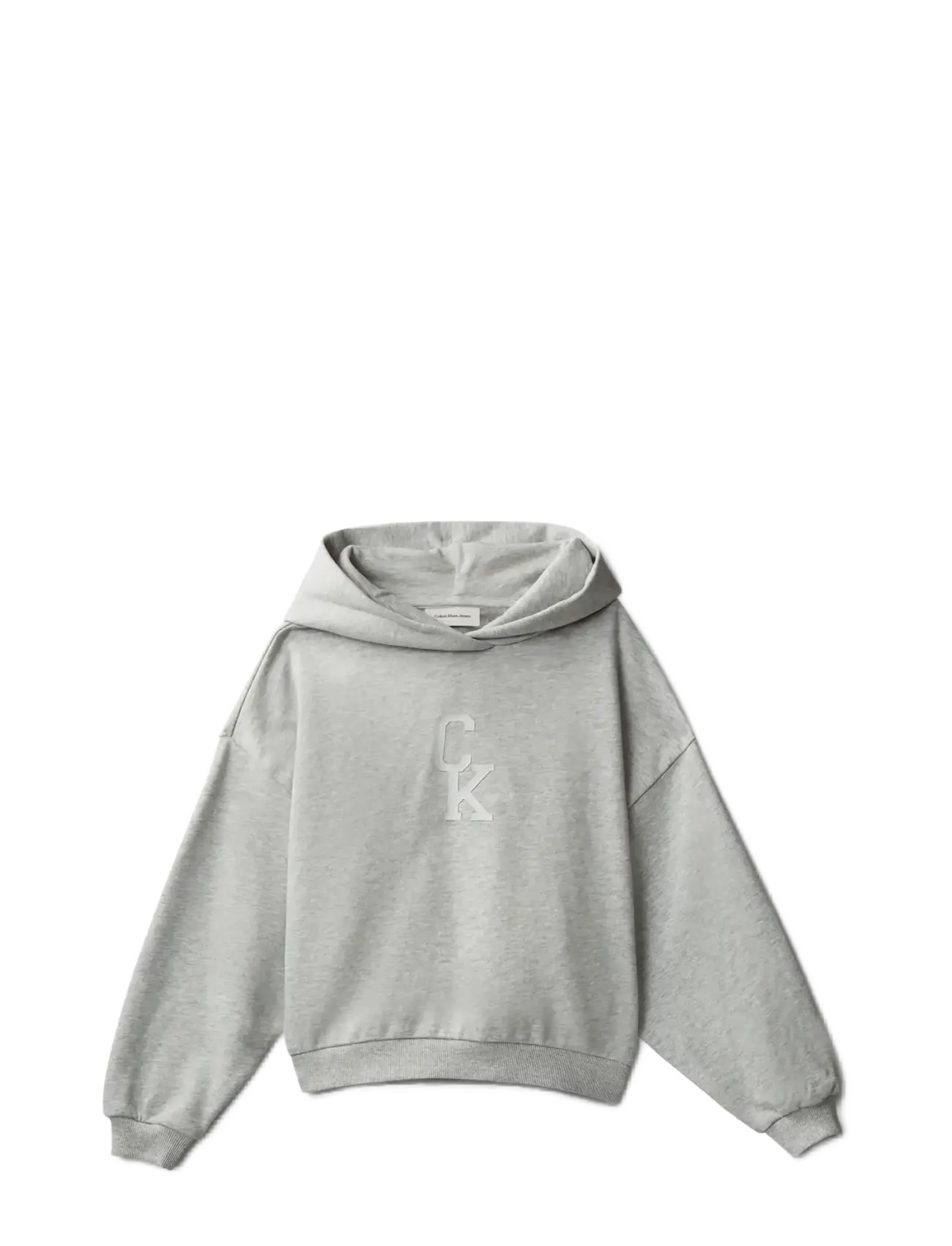 Calvin Klein CK HOODED SWEATSHIRT - Osta suuruse järgi - 3-LT GREY HEATHER / grey