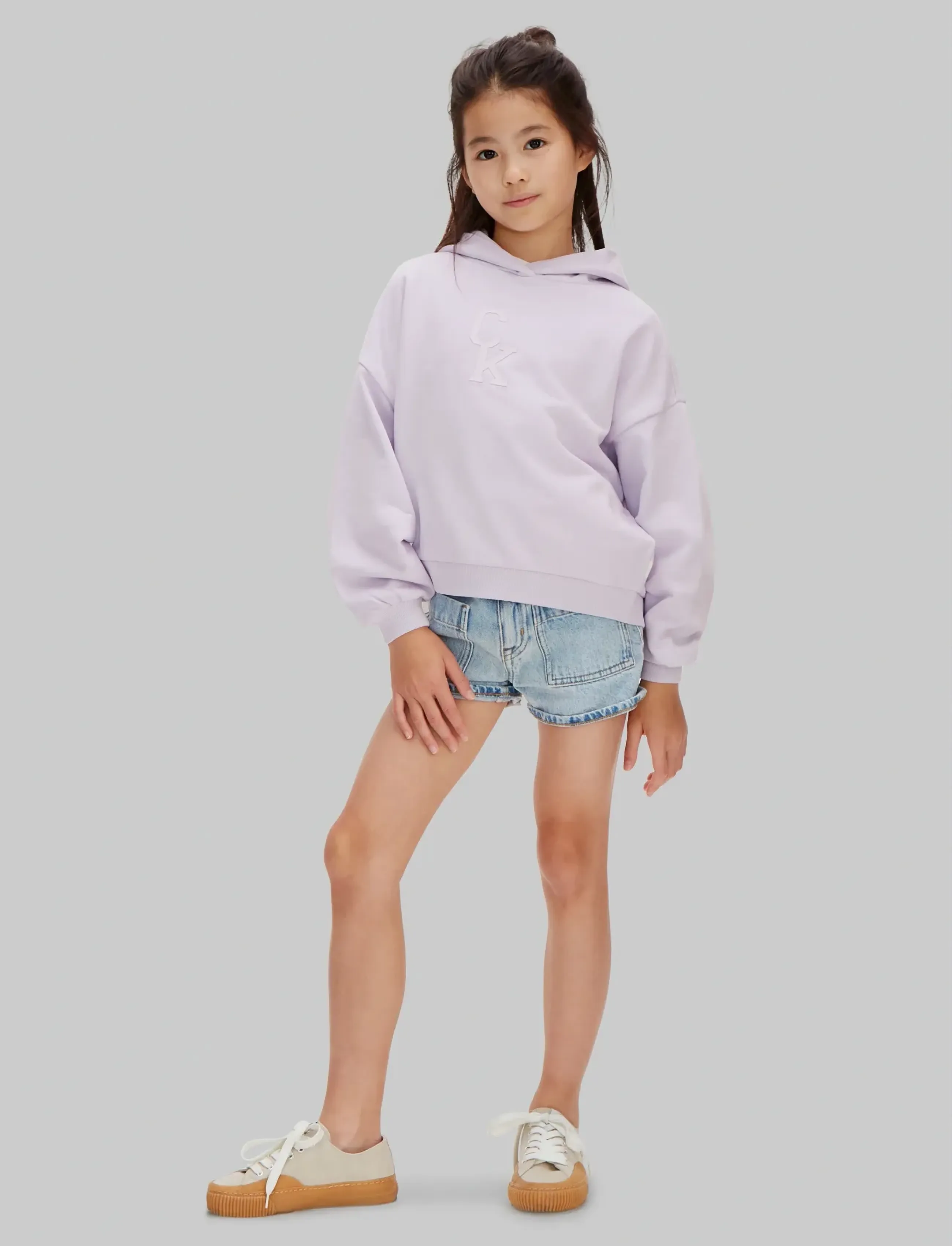 Calvin Klein - CK HOODED SWEATSHIRT - hættetrøjer - island lilac - 2