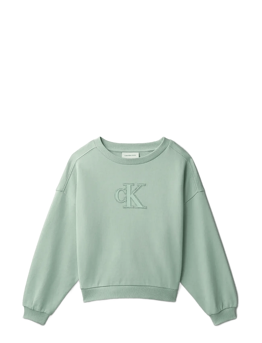 Calvin Klein - CK CREWNECK SWEATSHIRT - sweatshirts - jadeite 16-5304 tcx - 1