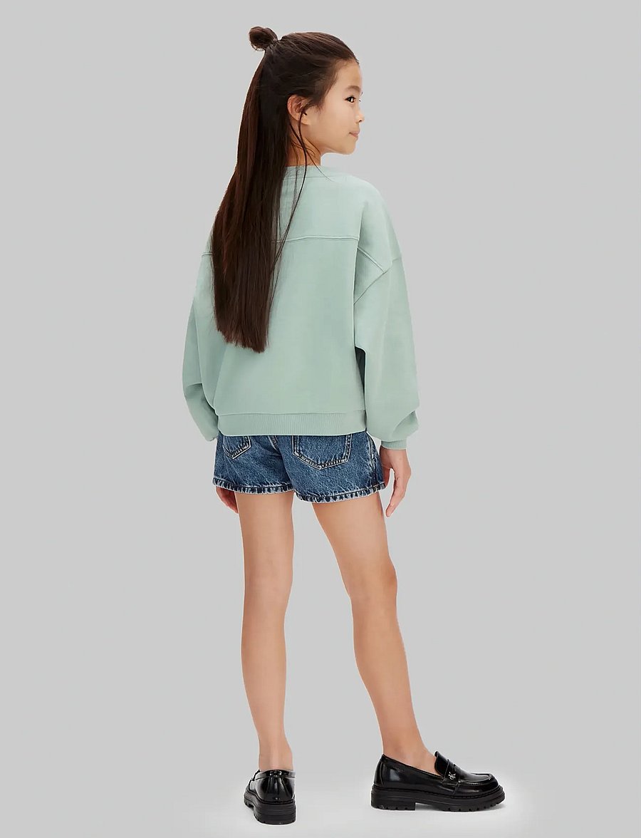 Calvin Klein - CK CREWNECK SWEATSHIRT - sweatshirts - jadeite 16-5304 tcx - 3