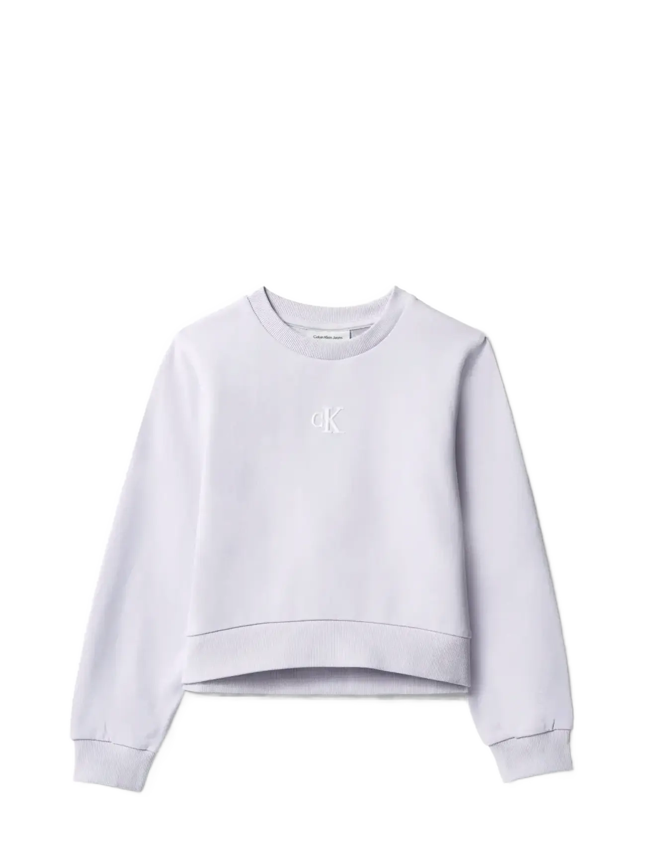 Calvin Klein CK CREWNECK SWEATSHIRT - Calvin Klein - ISLAND LILAC / purple