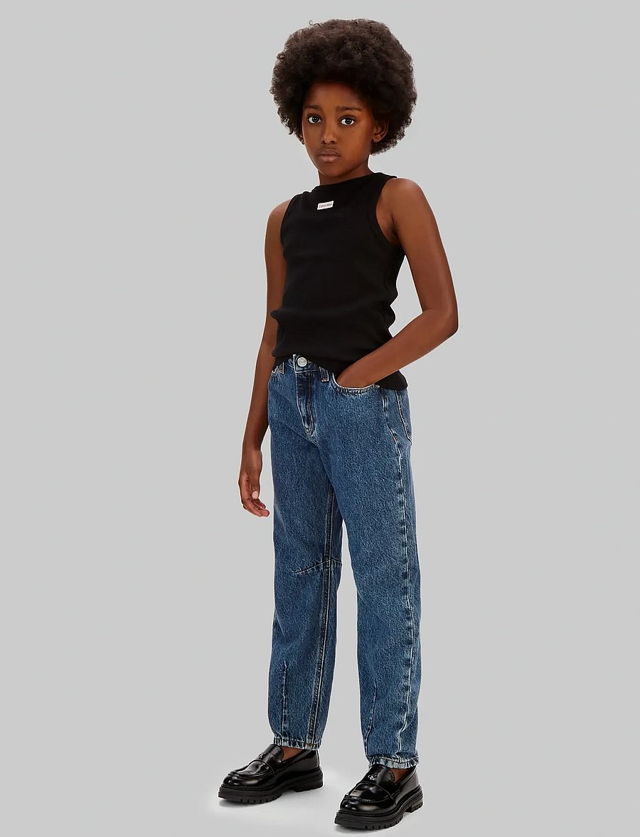Calvin Klein - BARREL BECKFORD BLUE WASH - loose jeans - beckford wash - 0