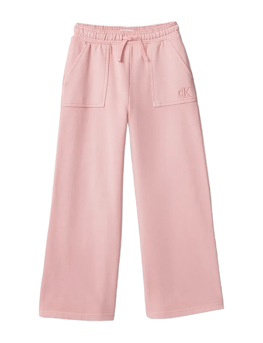 Calvin Klein - CK PIGMENT DYED WIDE LEG PANT - sweatpants - quartz pink 14-1714 tcx - 1