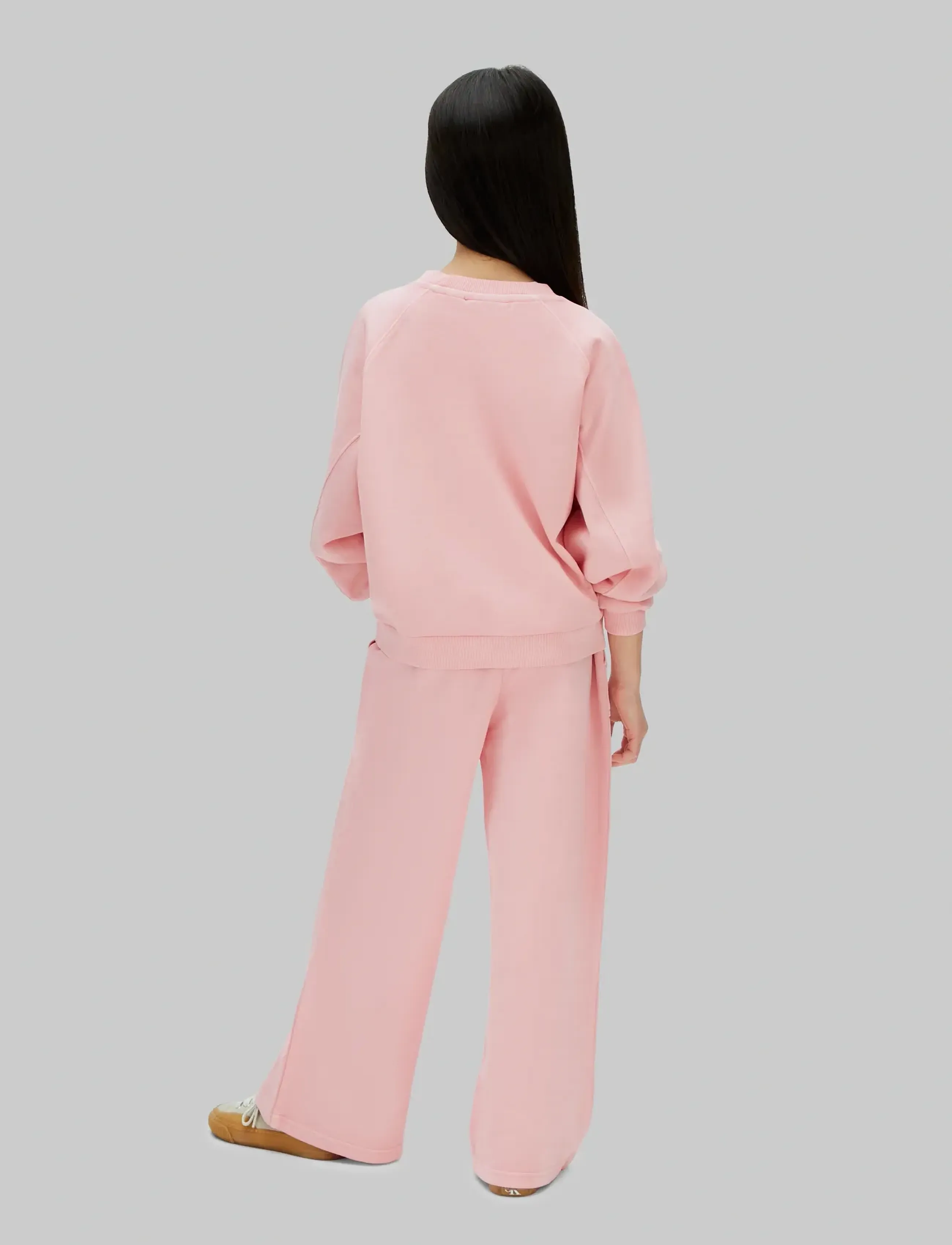 Calvin Klein - CK PIGMENT DYED WIDE LEG PANT - sweatpants - quartz pink 14-1714 tcx - 3