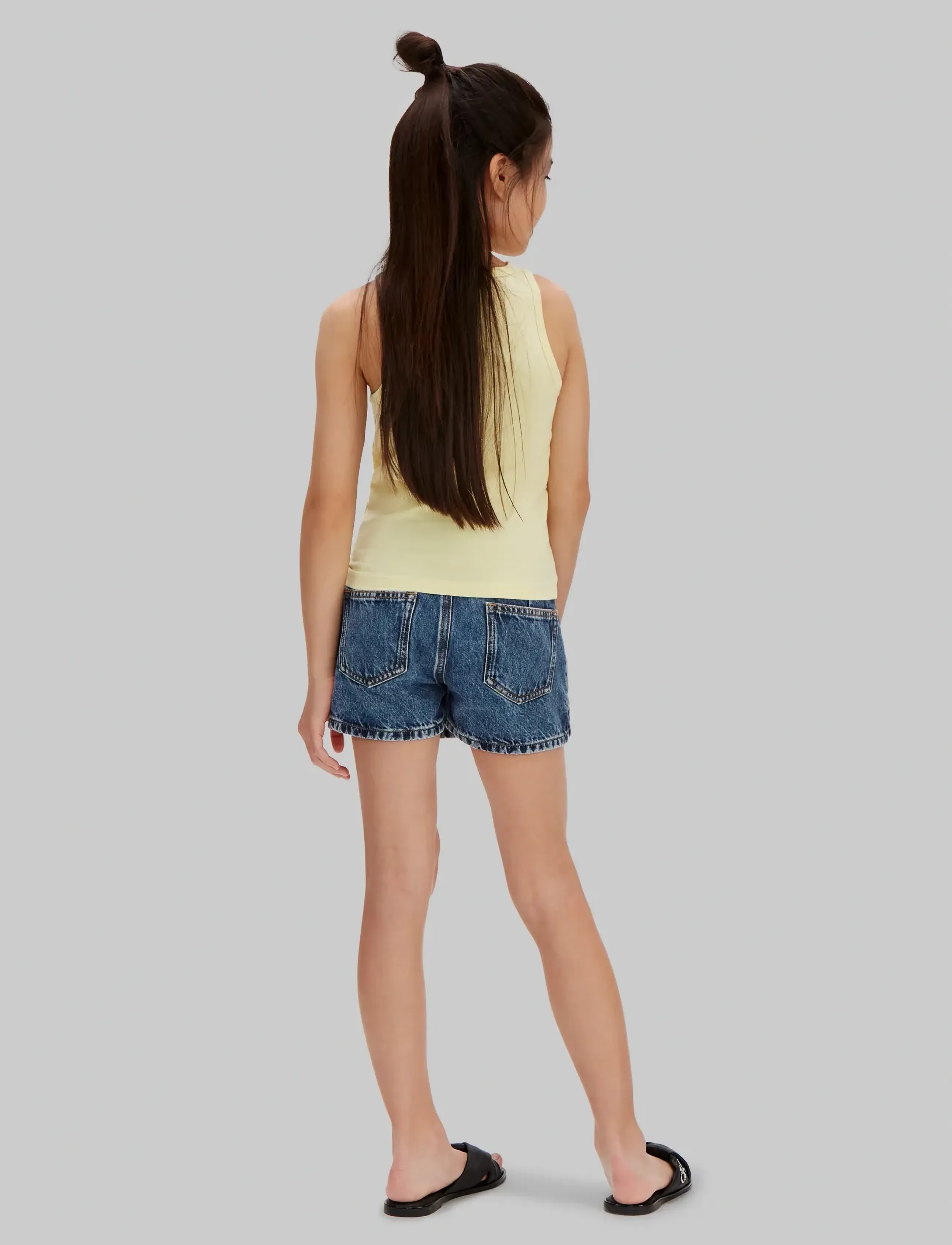 Calvin Klein - DENIM WRAP SKORT BECKFORD WASH - skorts - beckford wash - 2