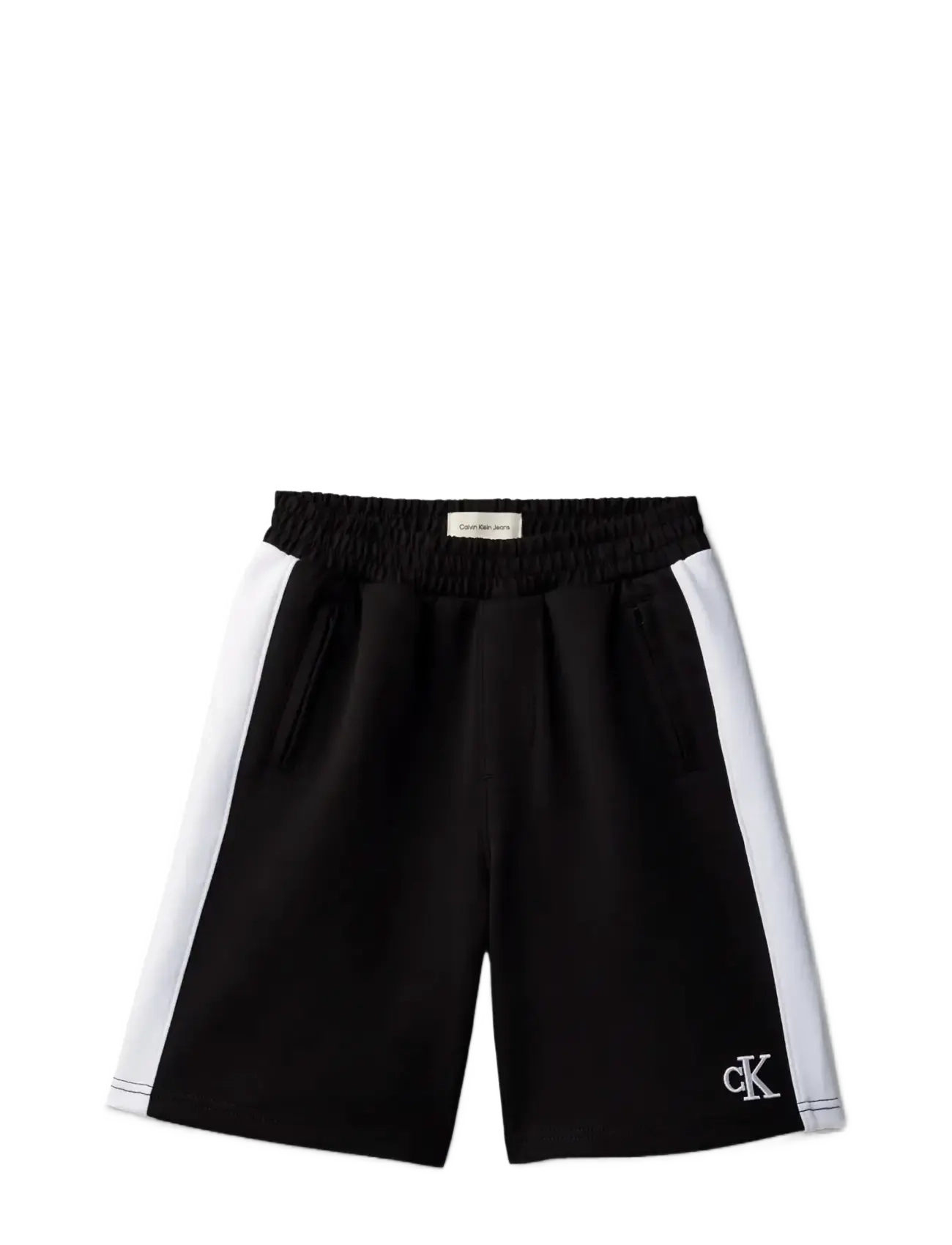 Calvin Klein COLORBLOCK RELAXED SHORTS - Vis alt - BLACK [CSI] 25CW1000175CK / black