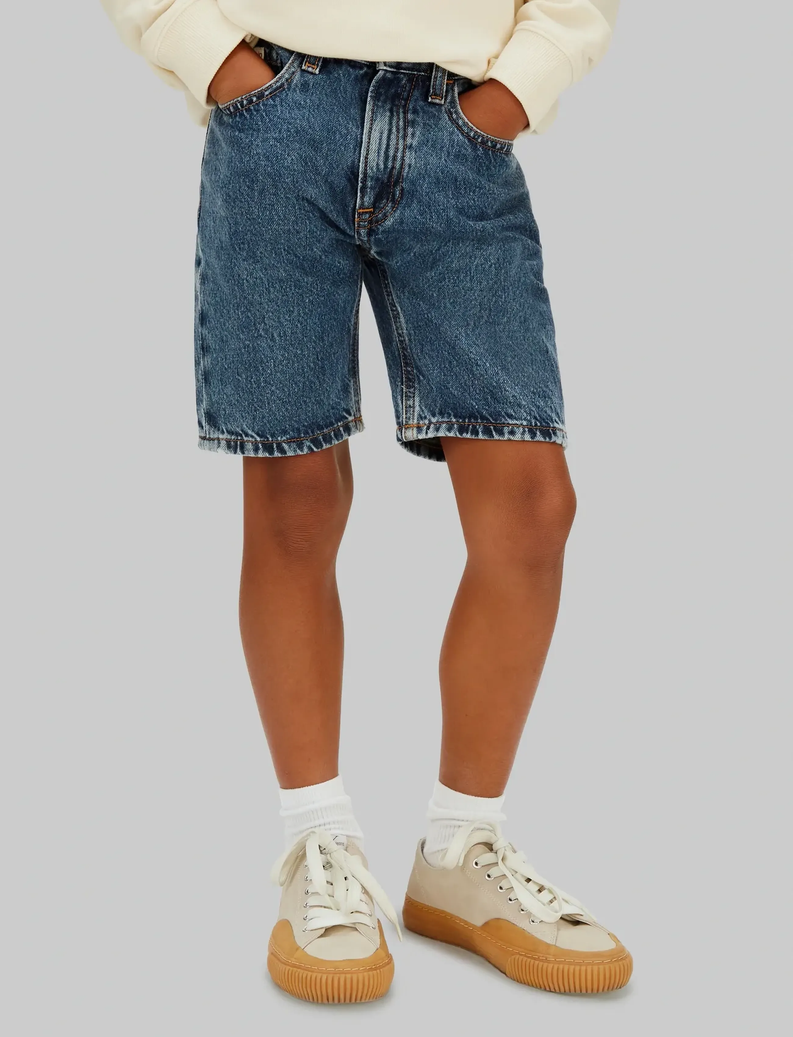 Calvin Klein - REG DENIM SHORT BECKFORD BLUE - denimshorts - beckford wash - 3