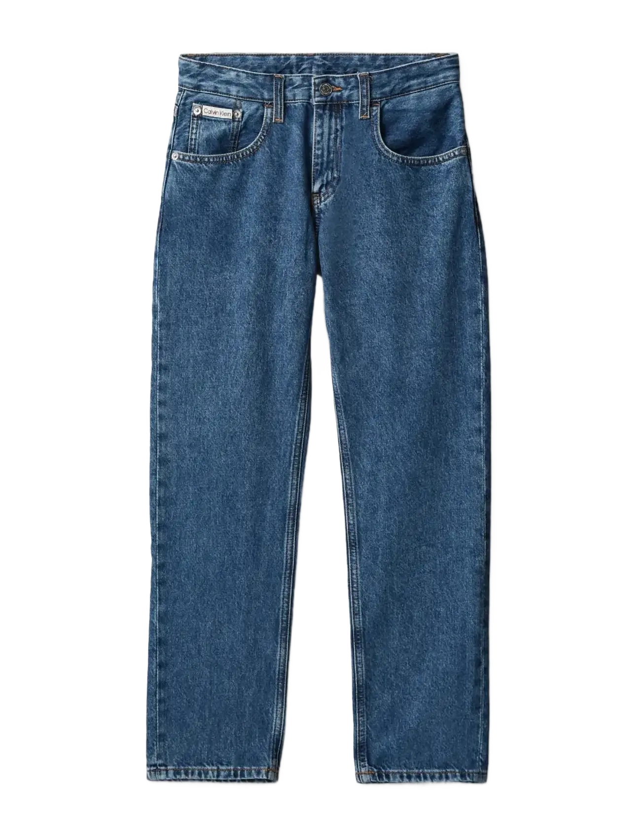 Calvin Klein STRAIGHT FIT DENIM PANT - Underdele - BECKFORD WASH / blue
