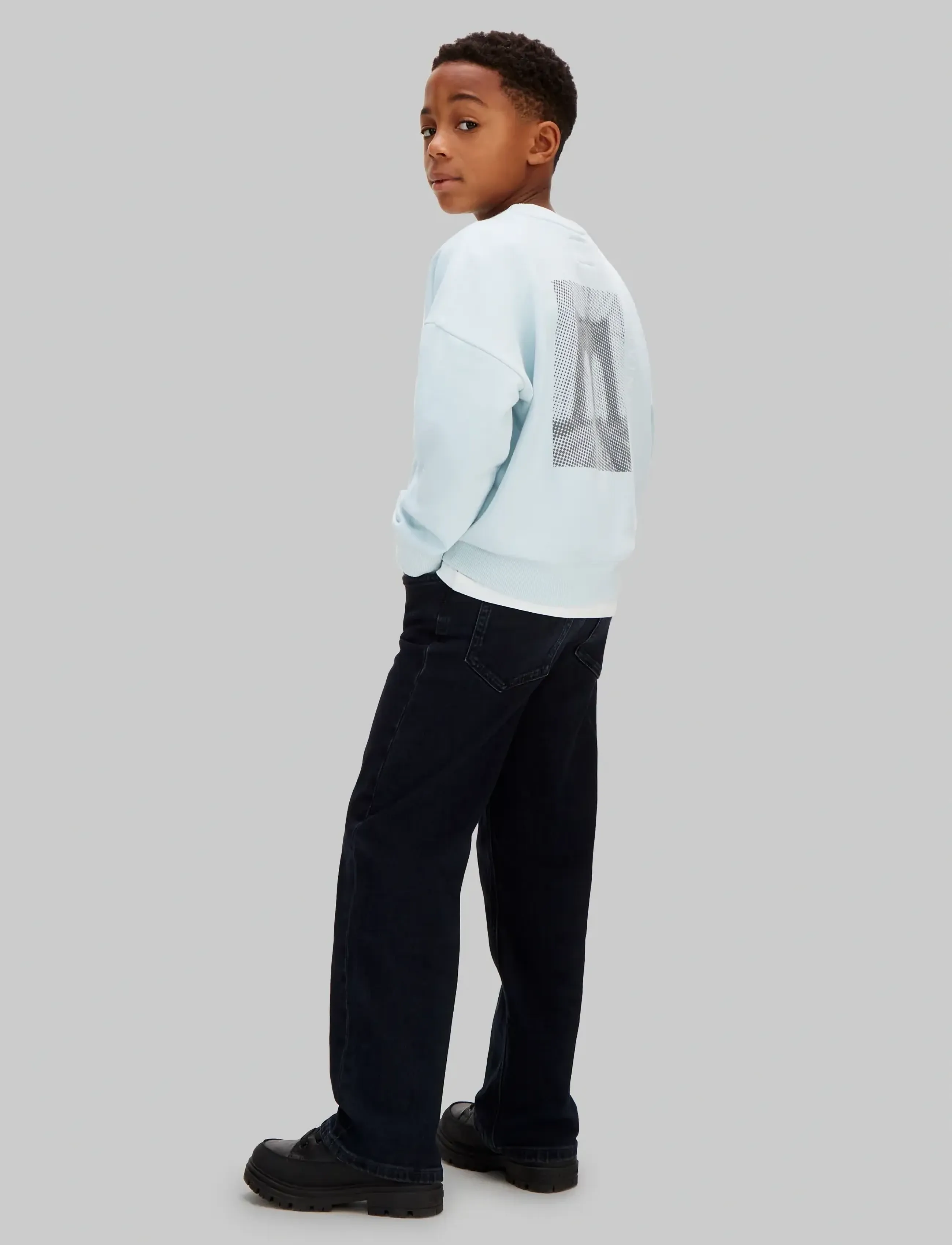 Calvin Klein - SKATER JEAN - regular jeans - black blue stone wash - 2