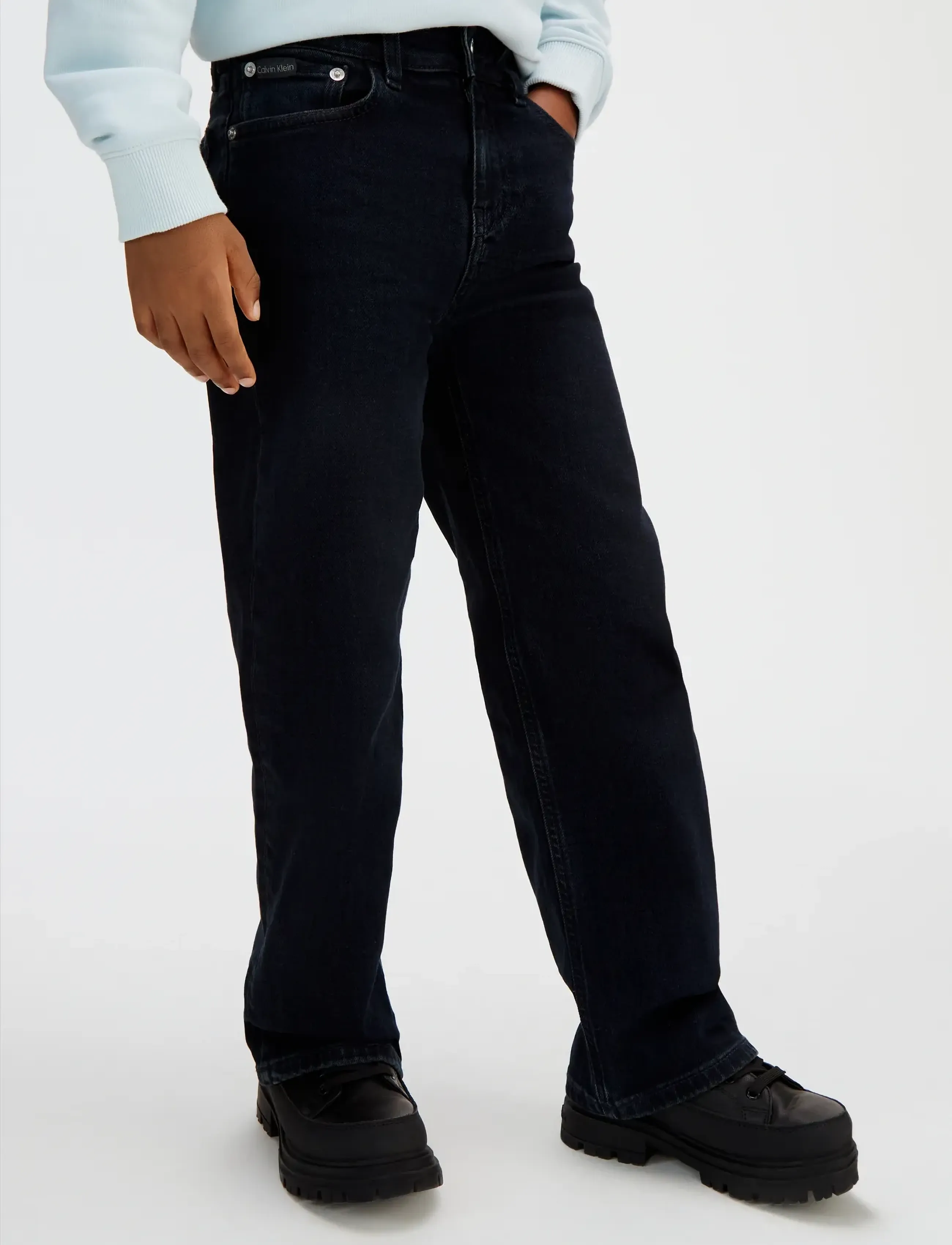Calvin Klein - SKATER JEAN - regular jeans - black blue stone wash - 3