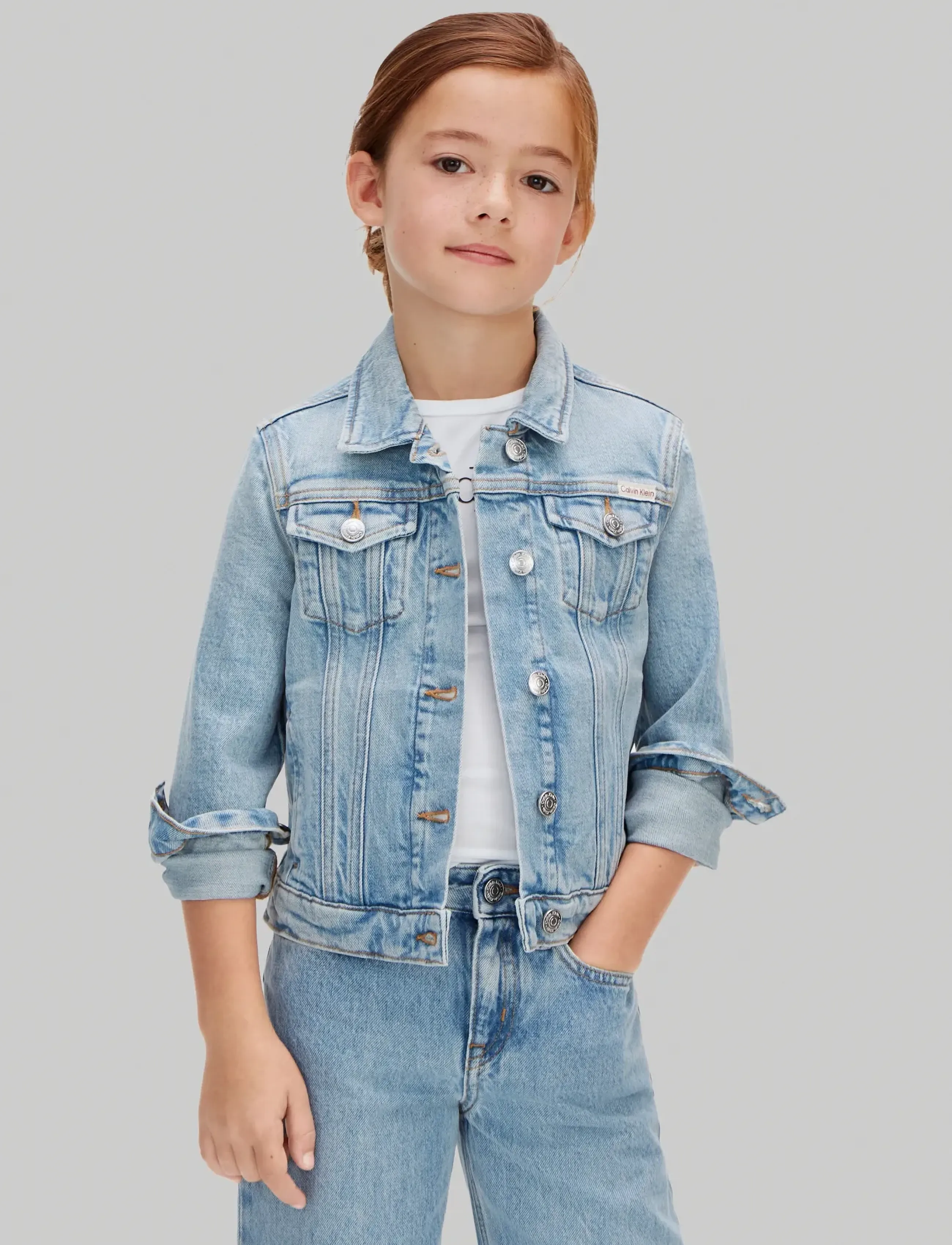 Calvin Klein - DENIM TRUCKER DANTE WASH - denimjakker - dante wash - 3