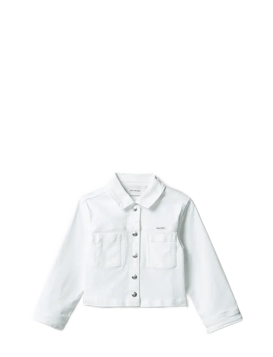 Calvin Klein - WHITE DENIM JACKET - denim jackets - white - 1