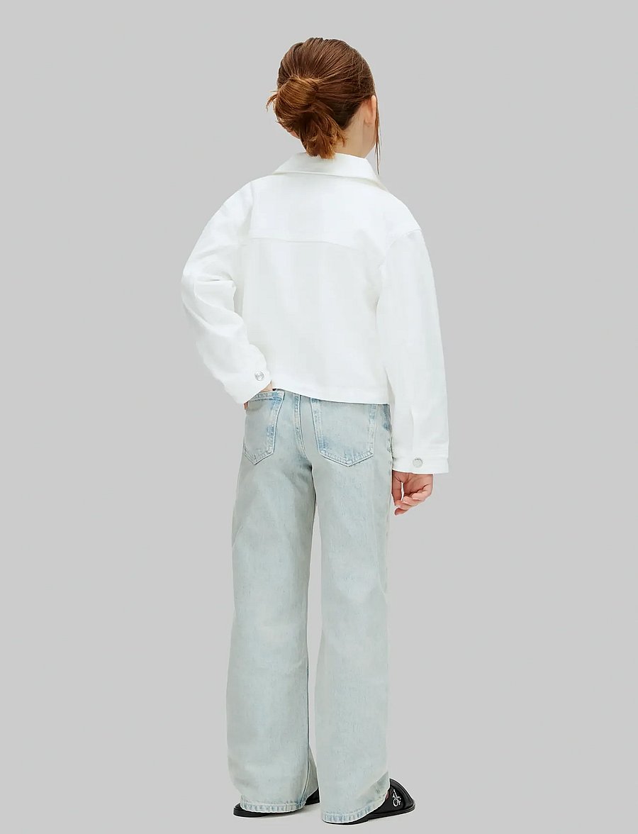 Calvin Klein - WHITE DENIM JACKET - denim jackets - white - 3