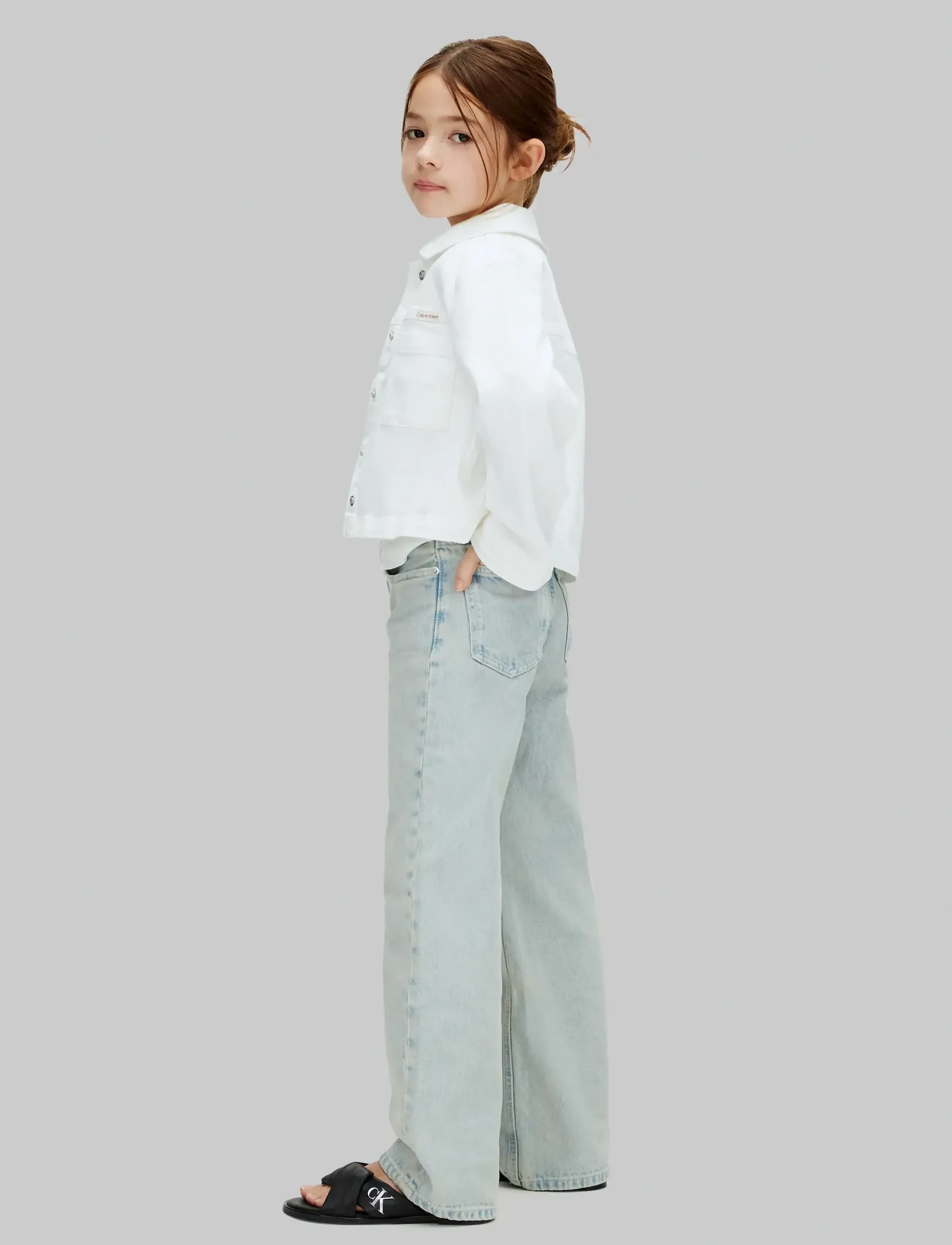 Calvin Klein - WHITE DENIM JACKET - denim jackets - white - 4