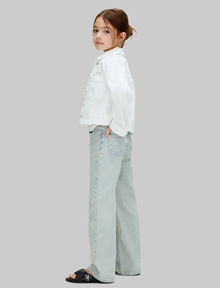 Calvin Klein - WHITE DENIM JACKET - denim jackets - white - 4