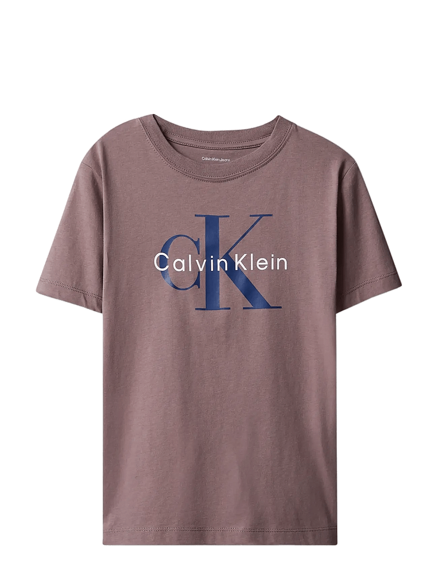 Calvin Klein - CK MONOLOGO SS T-SHIRT - lühikeste varrukatega t-särgid - iron - 1