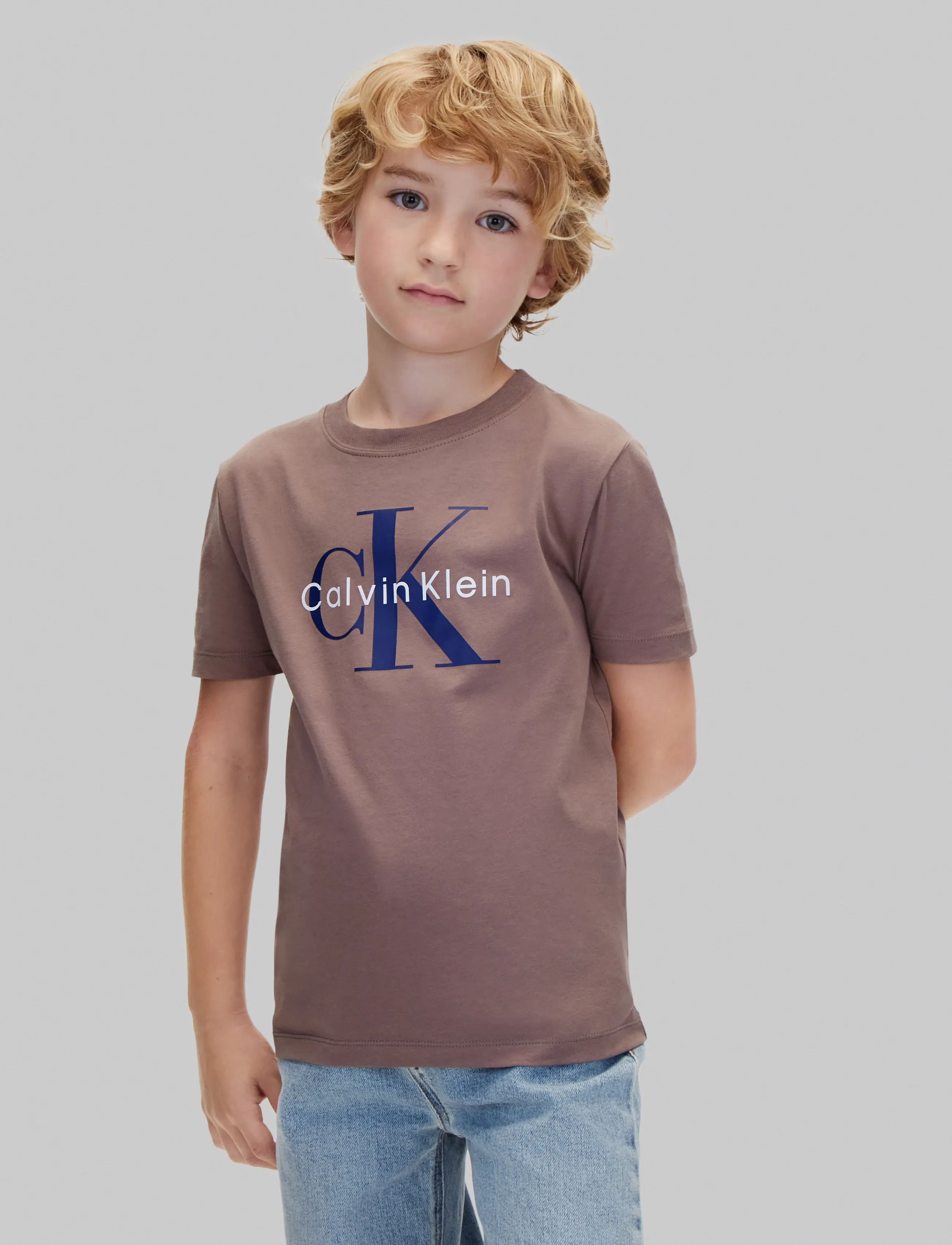 Calvin Klein - CK MONOLOGO SS T-SHIRT - iron - 3