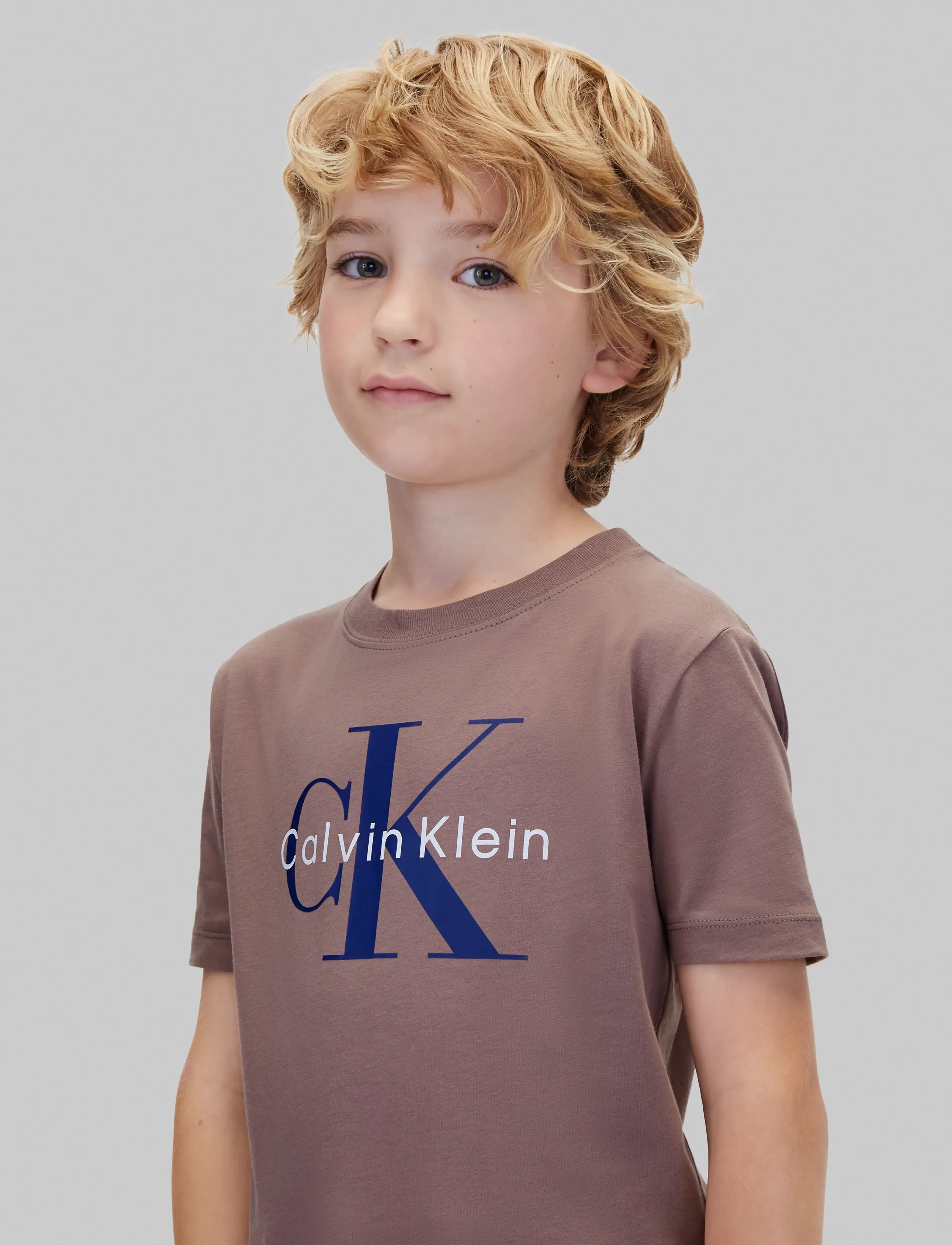 Calvin Klein - CK MONOLOGO SS T-SHIRT - iron - 4