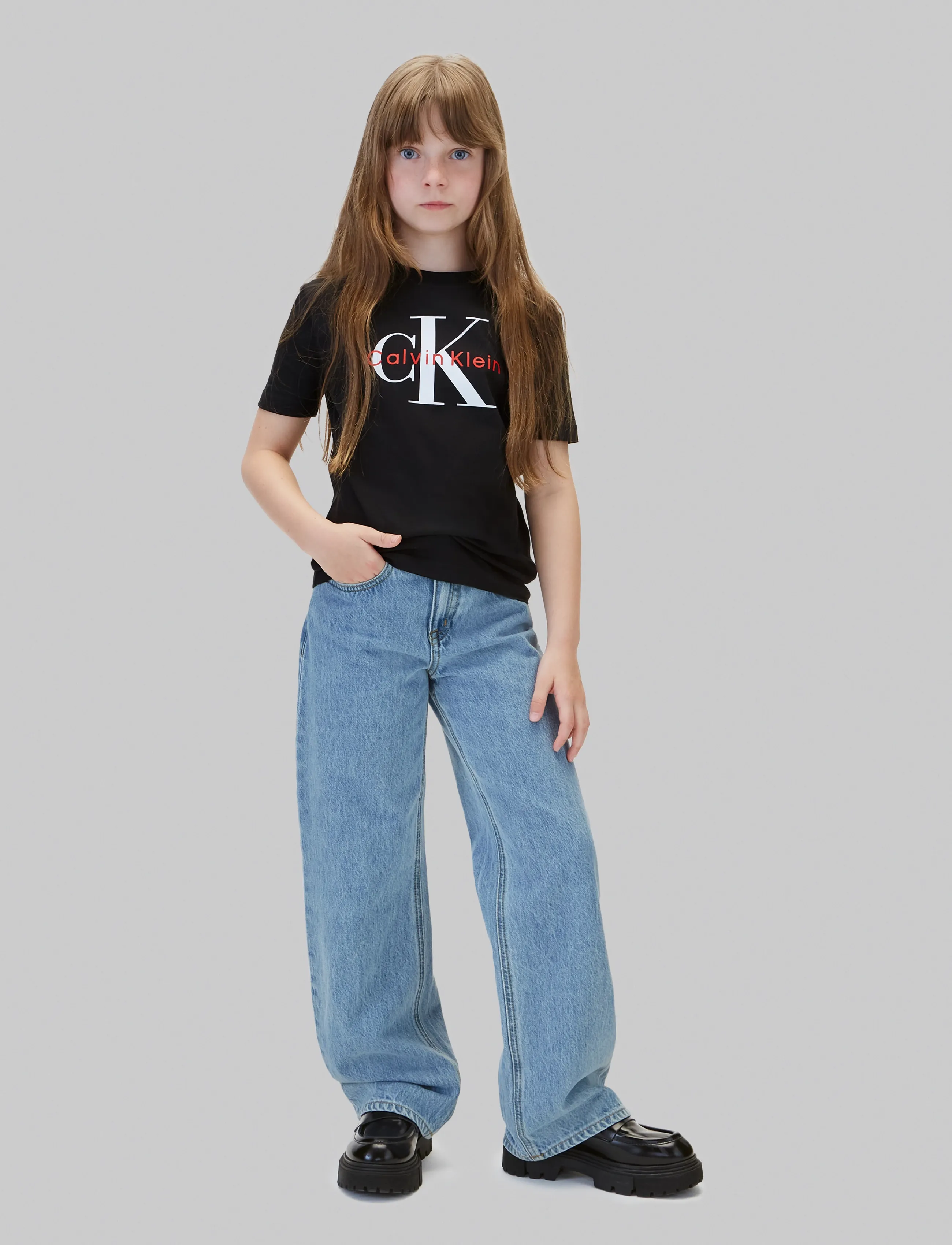 Calvin Klein CK MONOLOGO SS T-SHIRT - Calvin Klein - PVH BLACK / black