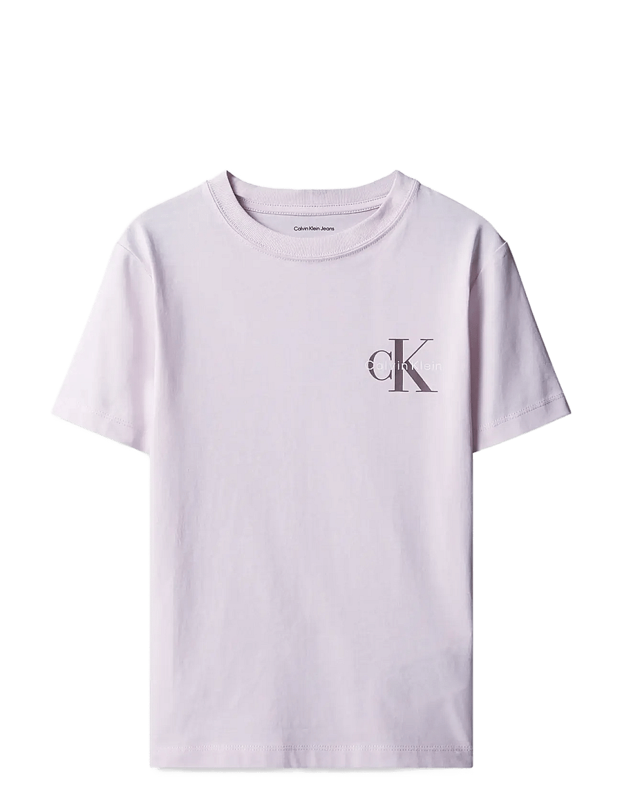 Calvin Klein - SMALL CHEST MONOLOGO SS T-SHIRT - kurzärmelige - orchid ice - 1