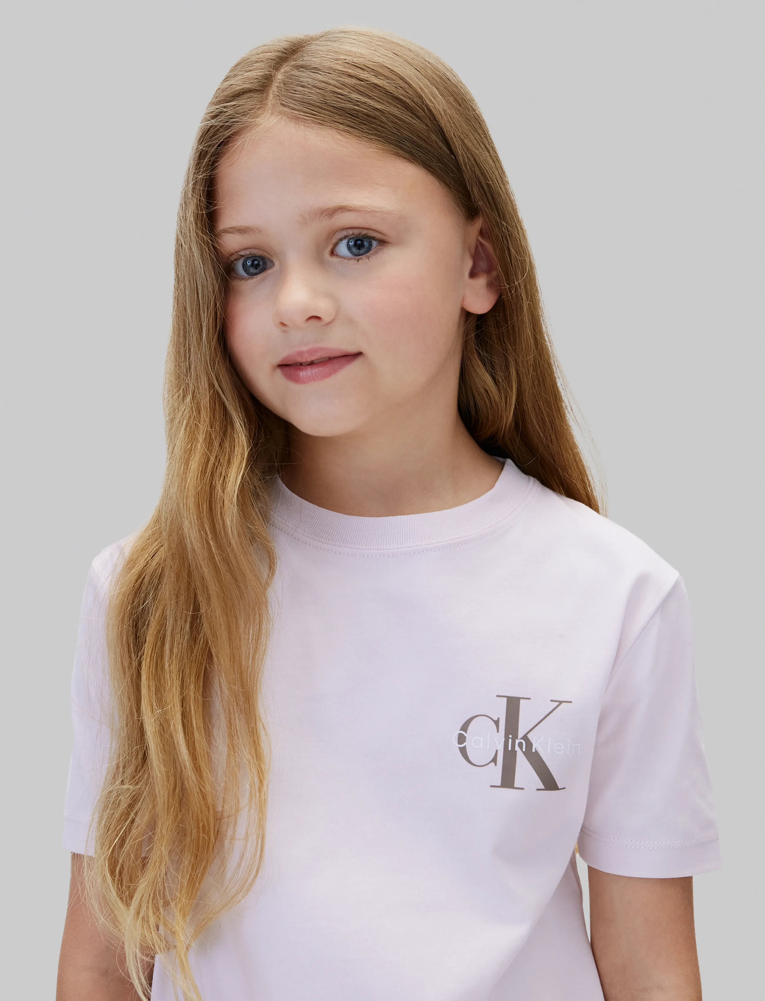 Calvin Klein - SMALL CHEST MONOLOGO SS T-SHIRT - kurzärmelige - orchid ice - 4