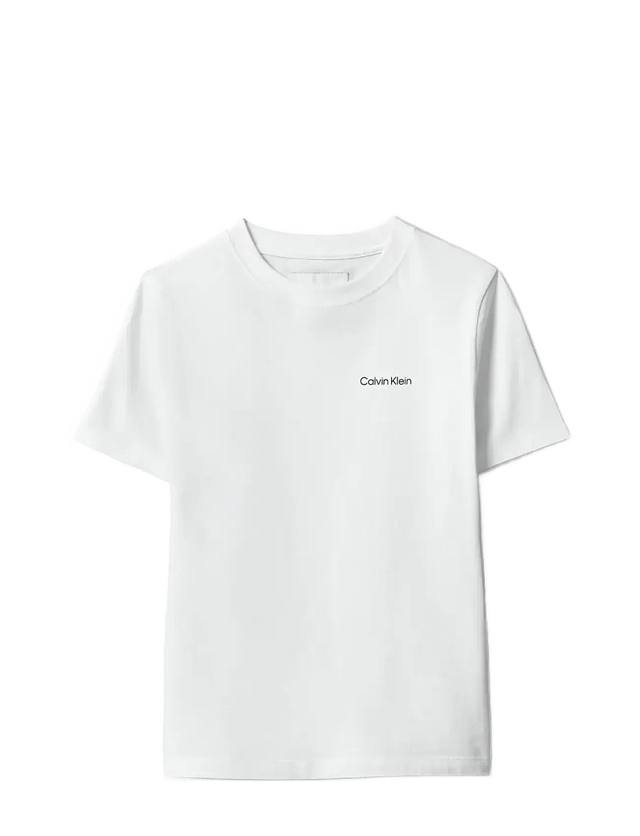 Calvin Klein - SMALL CHEST INST.LOGO SS T-SHIRT - short-sleeved t-shirts - bright white - 1