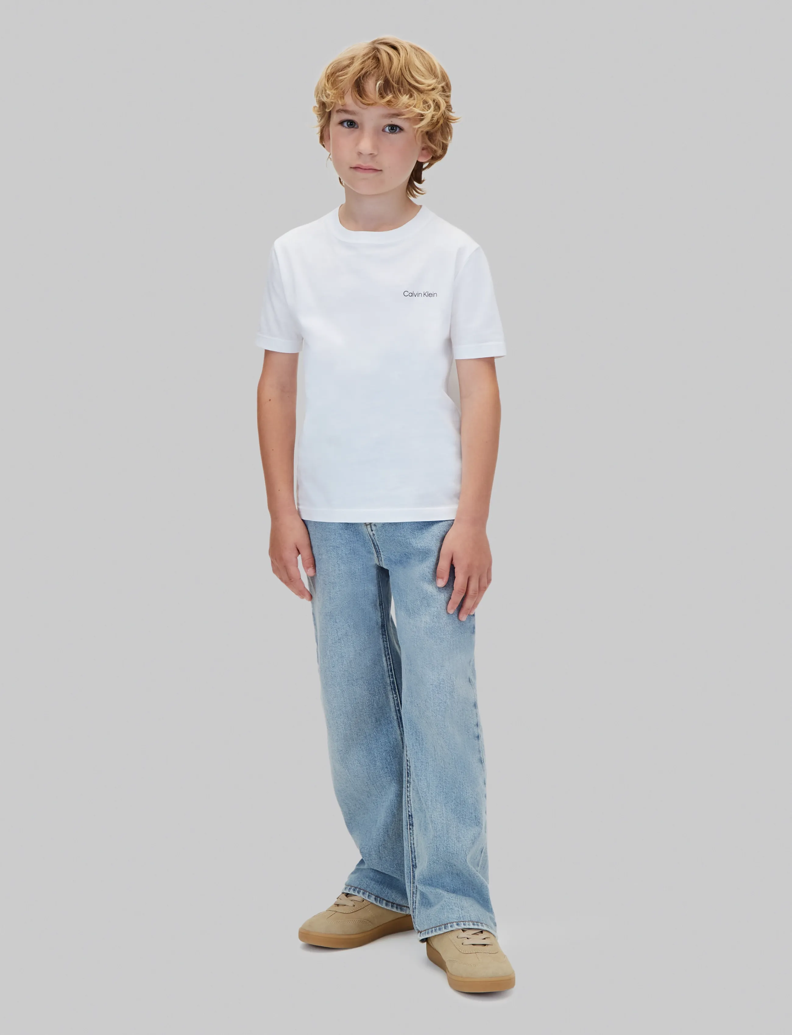 Calvin Klein SMALL CHEST INST.LOGO SS T-SHIRT - Calvin Klein - BRIGHT WHITE / white