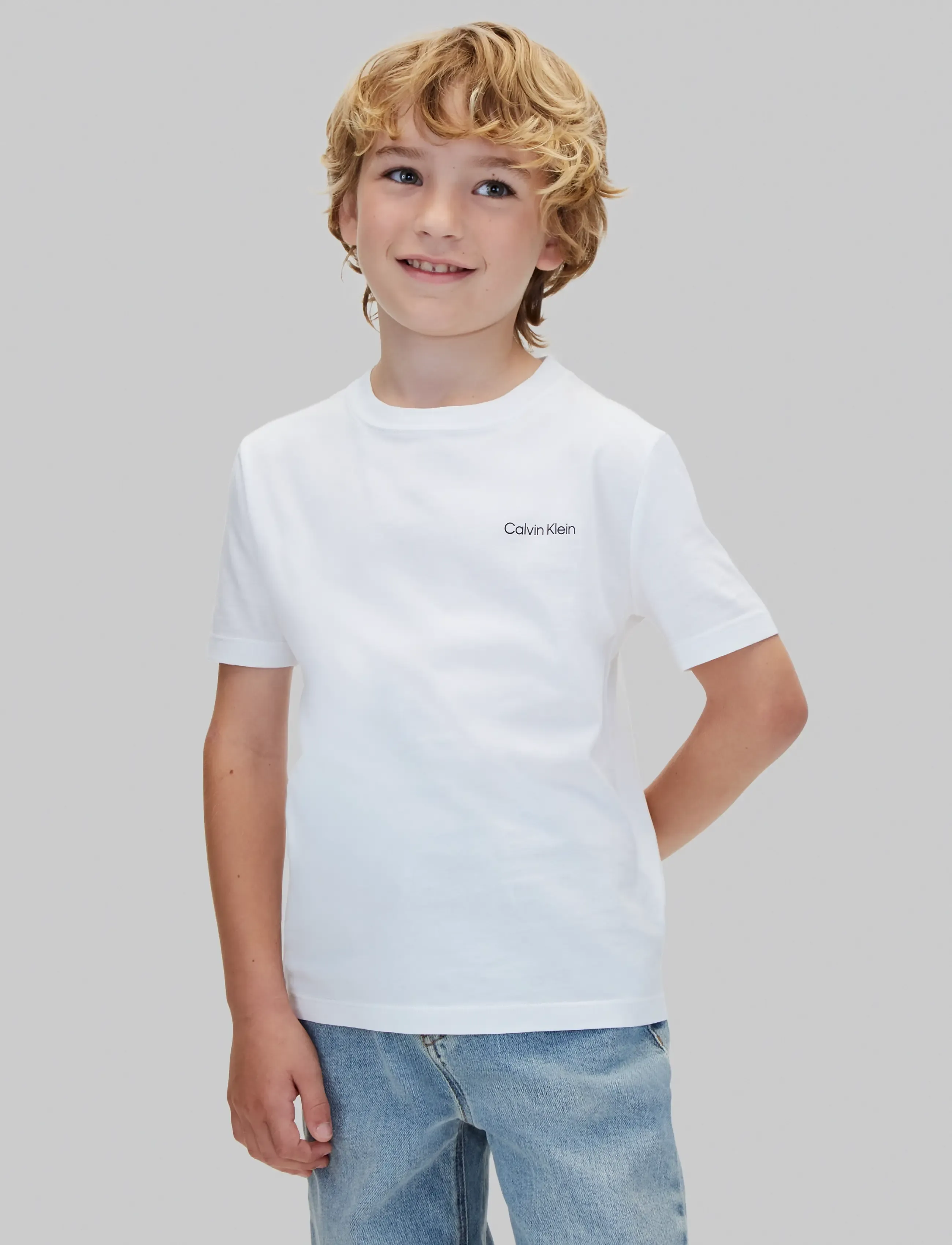 Calvin Klein - SMALL CHEST INST.LOGO SS T-SHIRT - bright white - 3