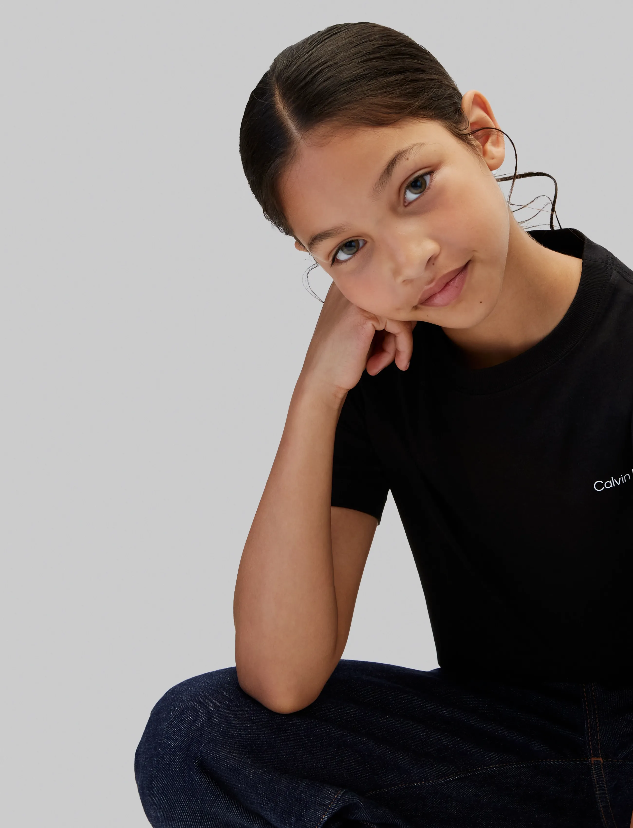 Calvin Klein - SMALL CHEST INST.LOGO SS T-SHIRT - pvh black - 5