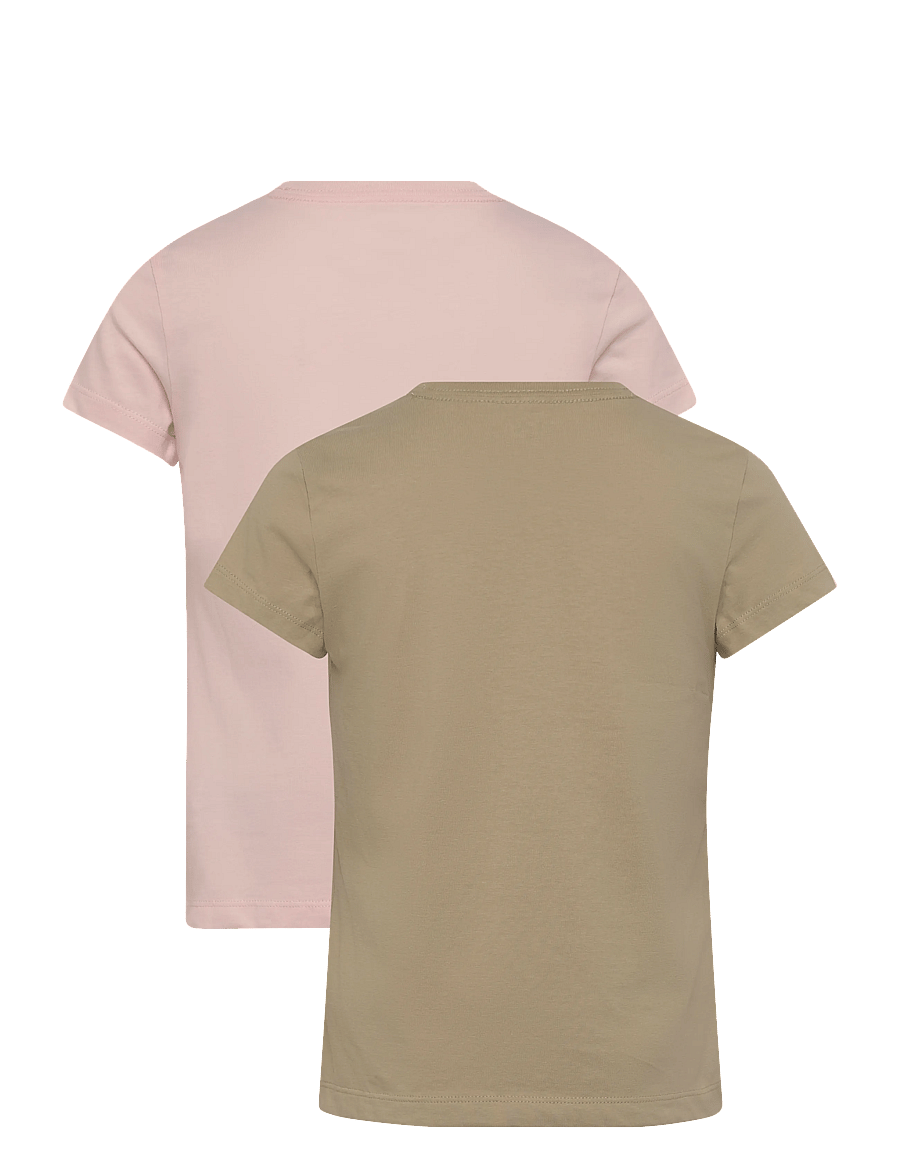 Calvin Klein - 2-PACK SLIM MONOLOGO T-SHIRT - short-sleeved t-shirts - elm manganocalcite - 2
