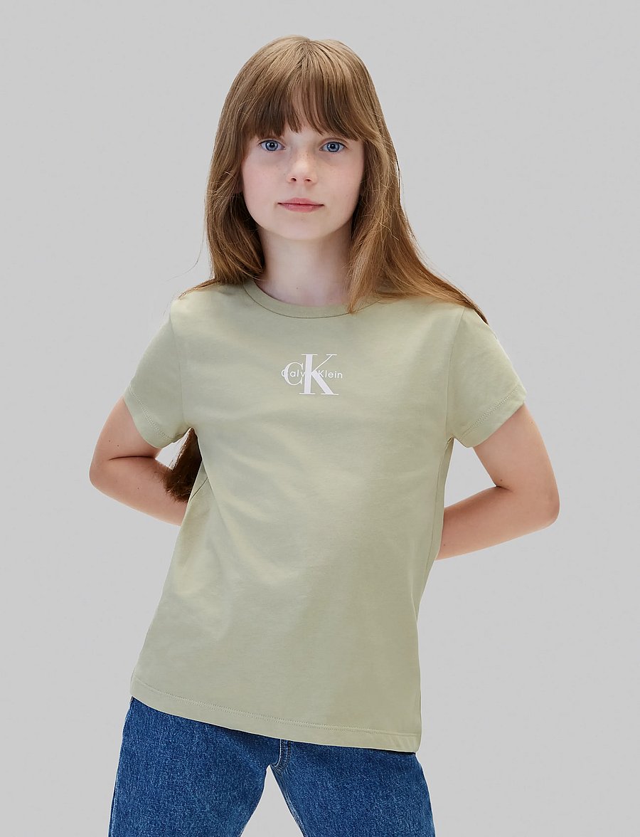 Calvin Klein - 2-PACK SLIM MONOLOGO T-SHIRT - short-sleeved t-shirts - elm manganocalcite - 0