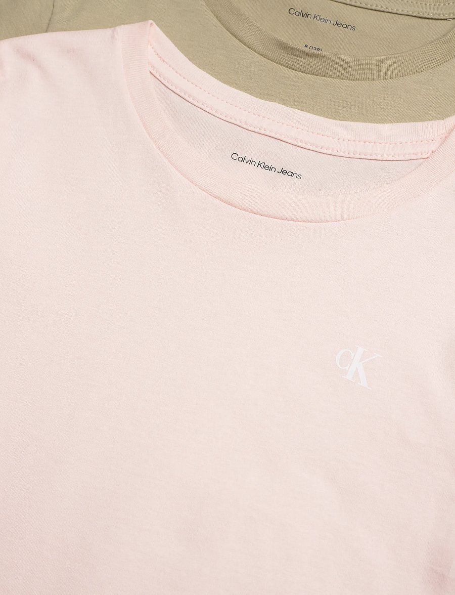 Calvin Klein - 2-PACK SLIM MONOLOGO T-SHIRT - marškinėliai trumpomis rankovėmis - elm manganocalcite - 1