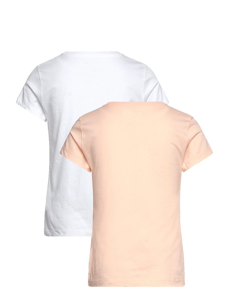 Calvin Klein - 2-PACK SLIM MONOLOGO T-SHIRT - kortærmede t-shirts - palepeach brightwhite - 3