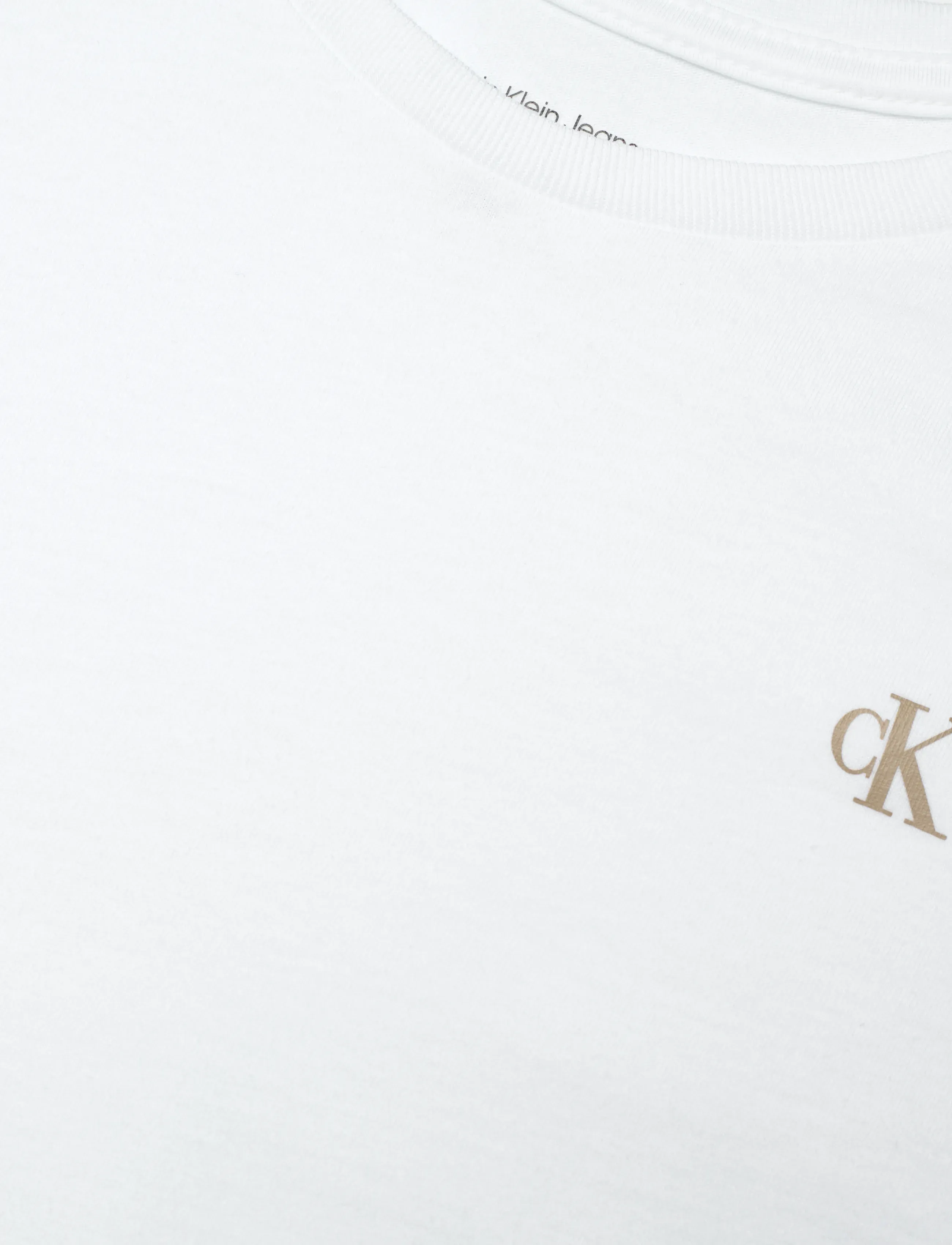 Calvin Klein - 2-PACK SLIM MONOLOGO T-SHIRT - kortærmede t-shirts - palepeach brightwhite - 2