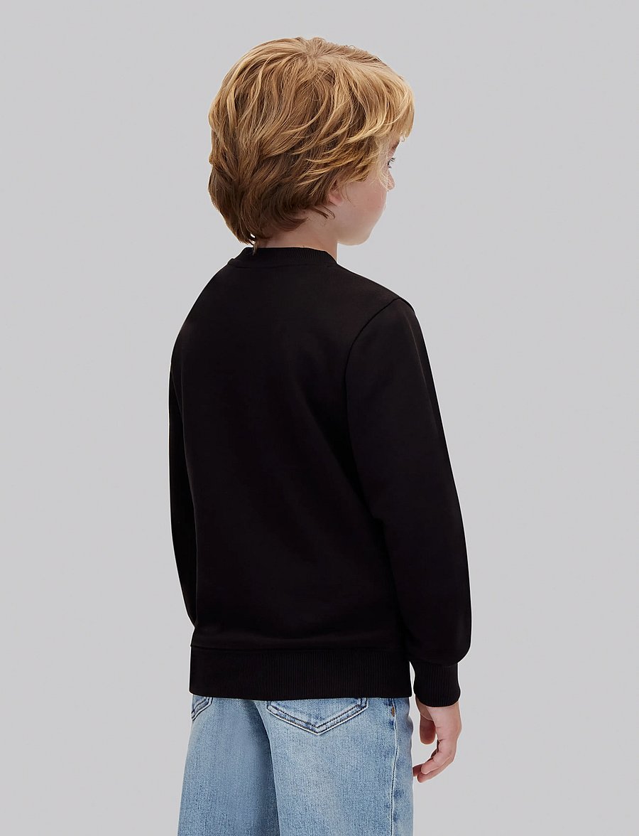 Calvin Klein - CK MONOLOGO CN - sweatshirts - pvh black - 2