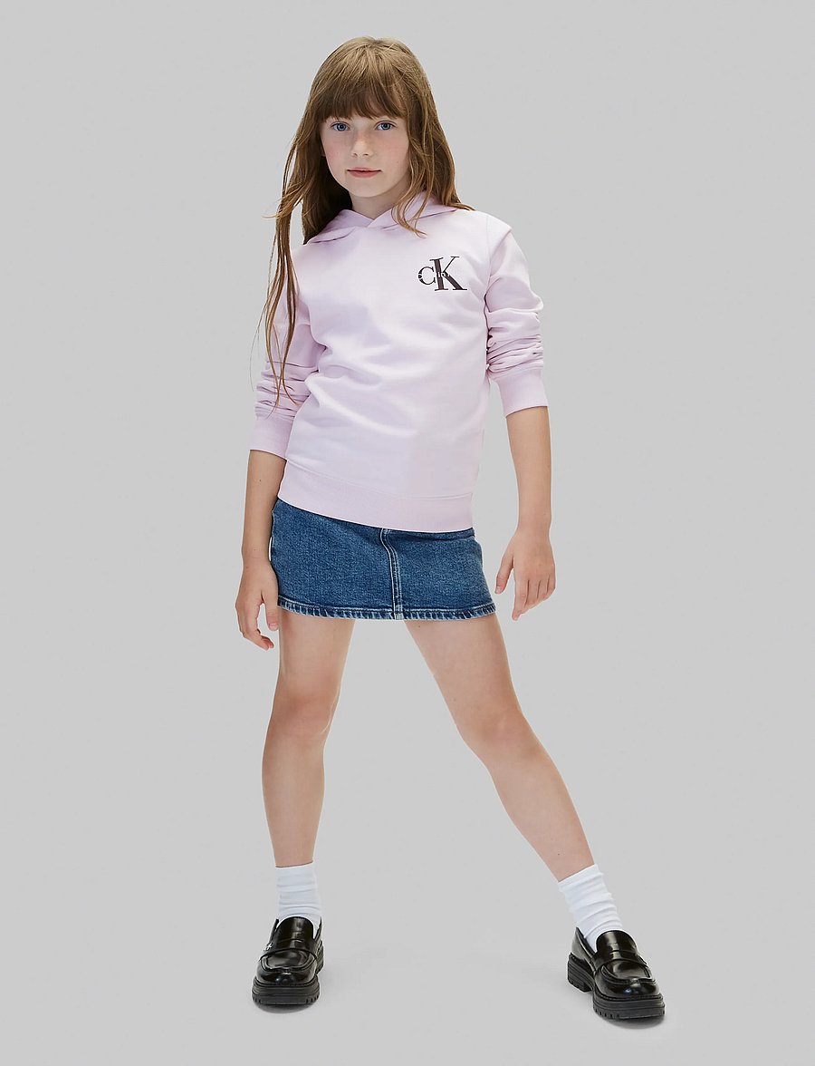 Calvin Klein - SMALL CHEST MONOLOGO HOODIE - kapuzenpullover - orchid ice - 3
