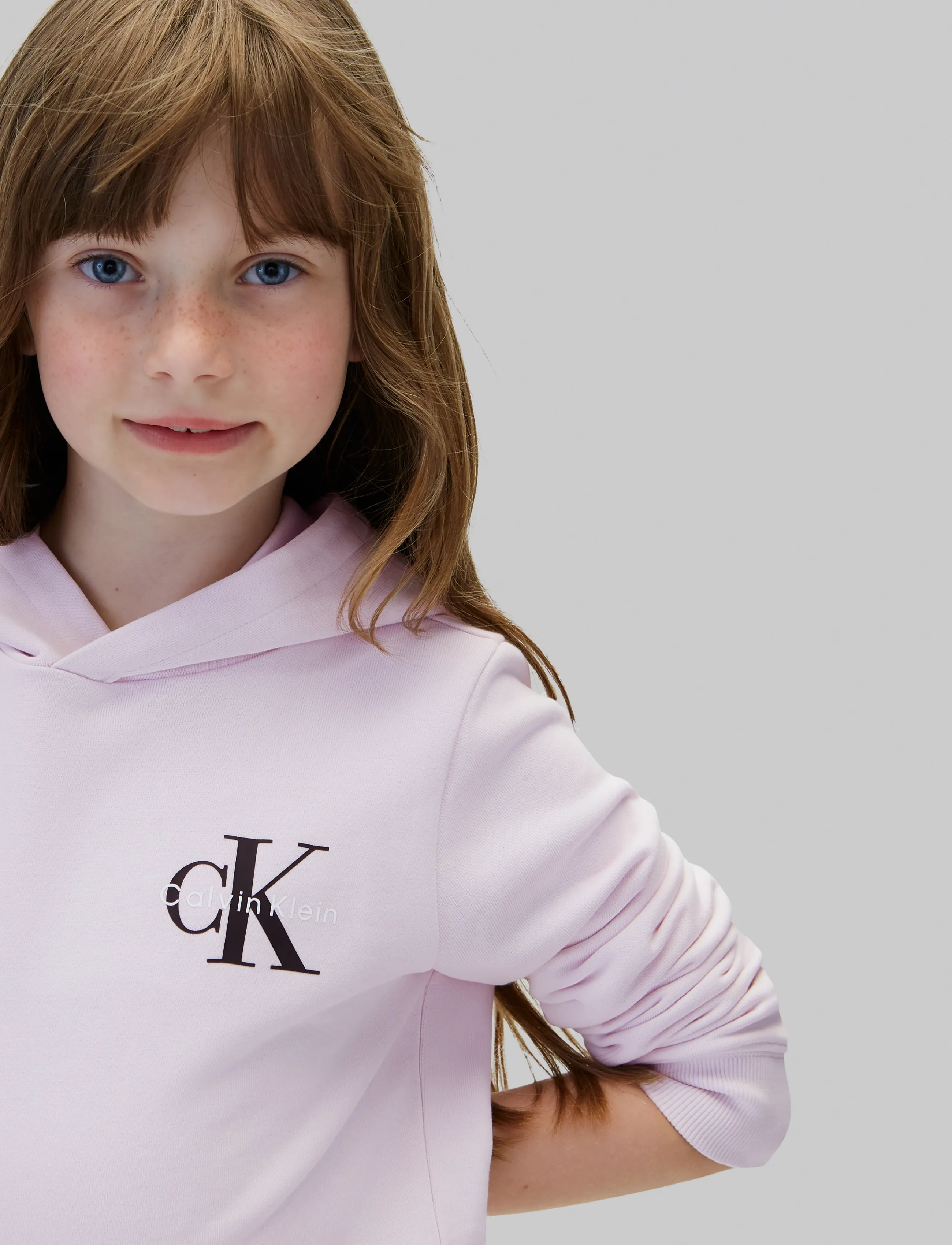 Calvin Klein - SMALL CHEST MONOLOGO HOODIE - hættetrøjer - orchid ice - 4