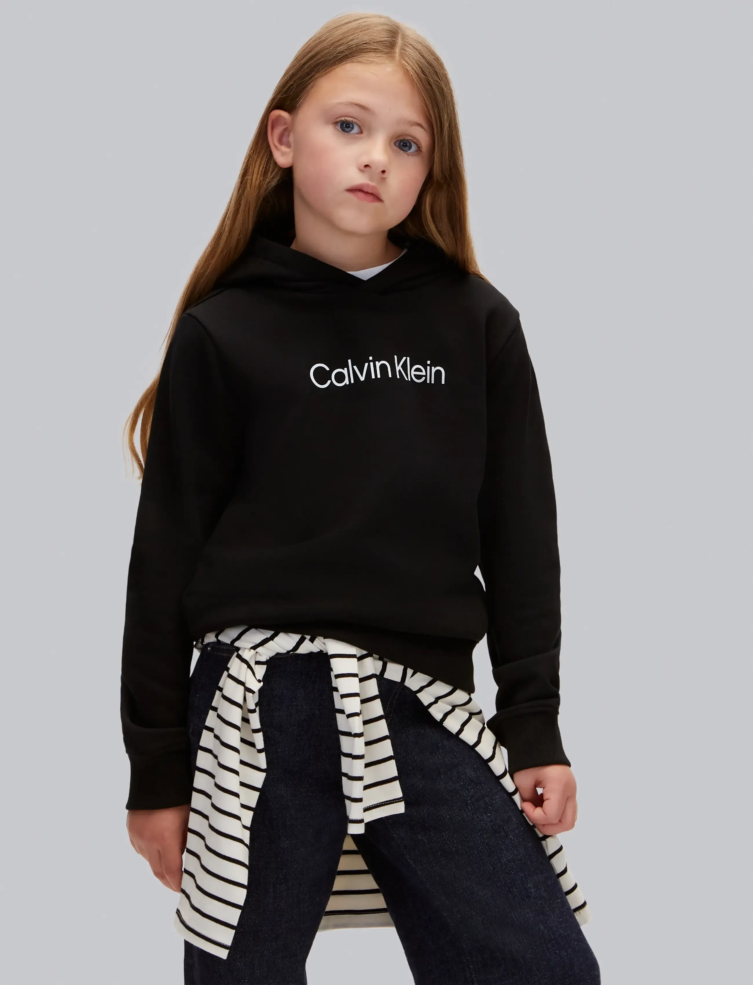 Calvin Klein - INST. LOGO REG. TERRY HOODIE - pvh black - 3