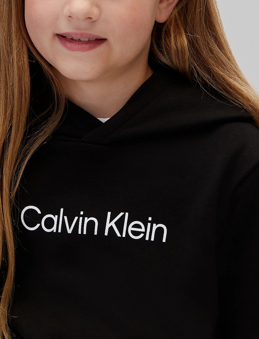 Calvin Klein - INST. LOGO REG. TERRY HOODIE - kapuzenpullover - pvh black - 4