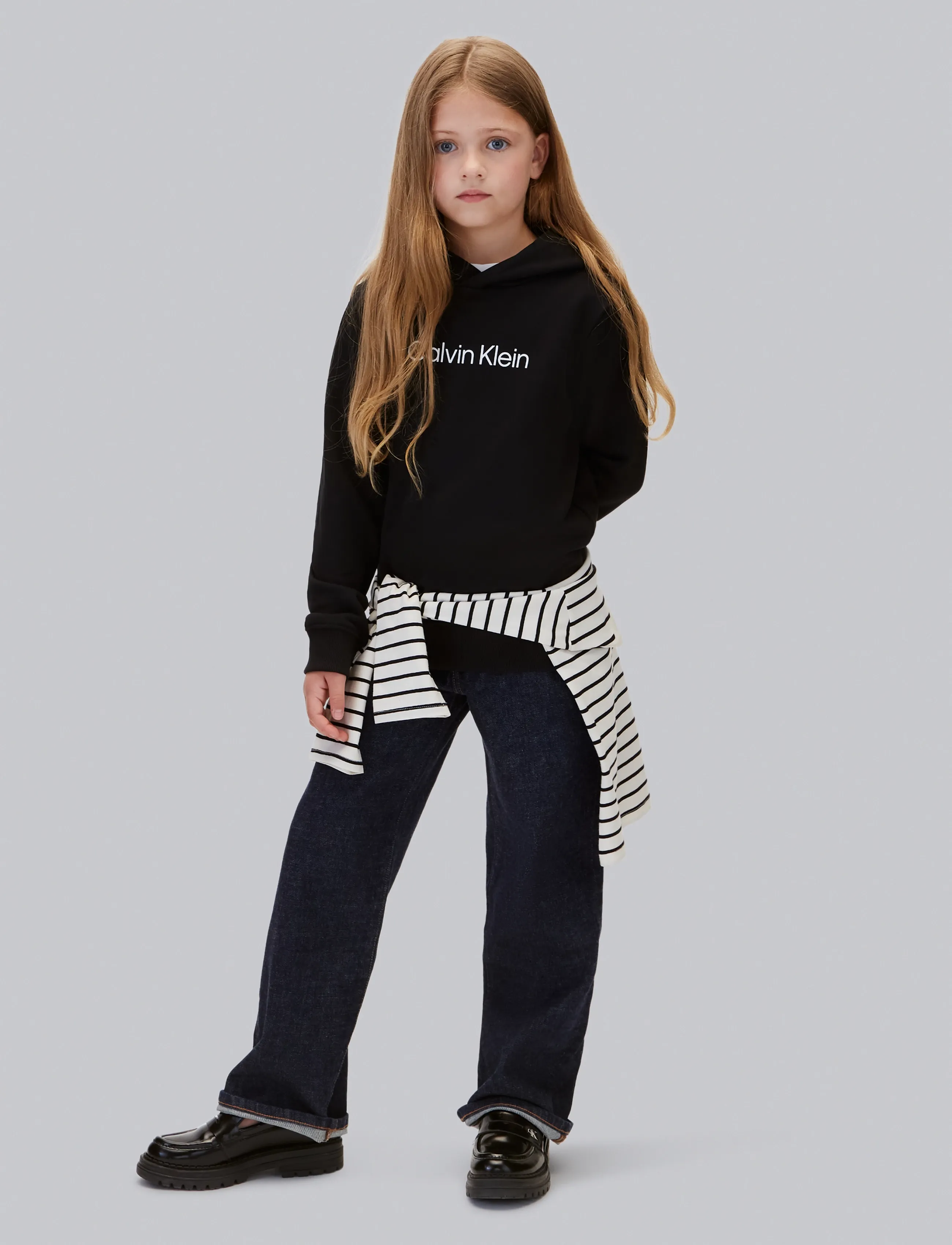 Calvin Klein - INST. LOGO REG. TERRY HOODIE - pvh black - 5